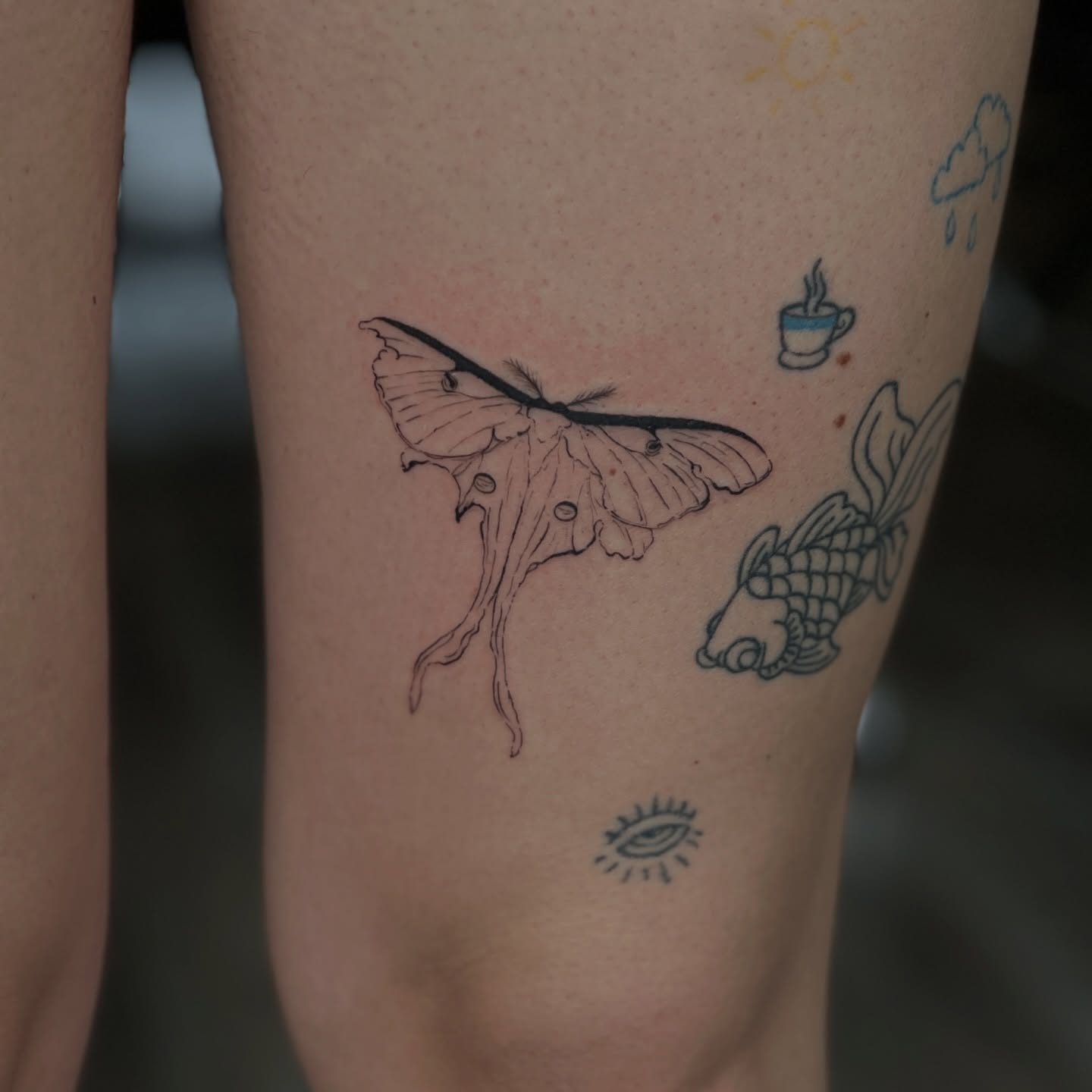 Tattoo by @snowyy.inks — black_and_grey