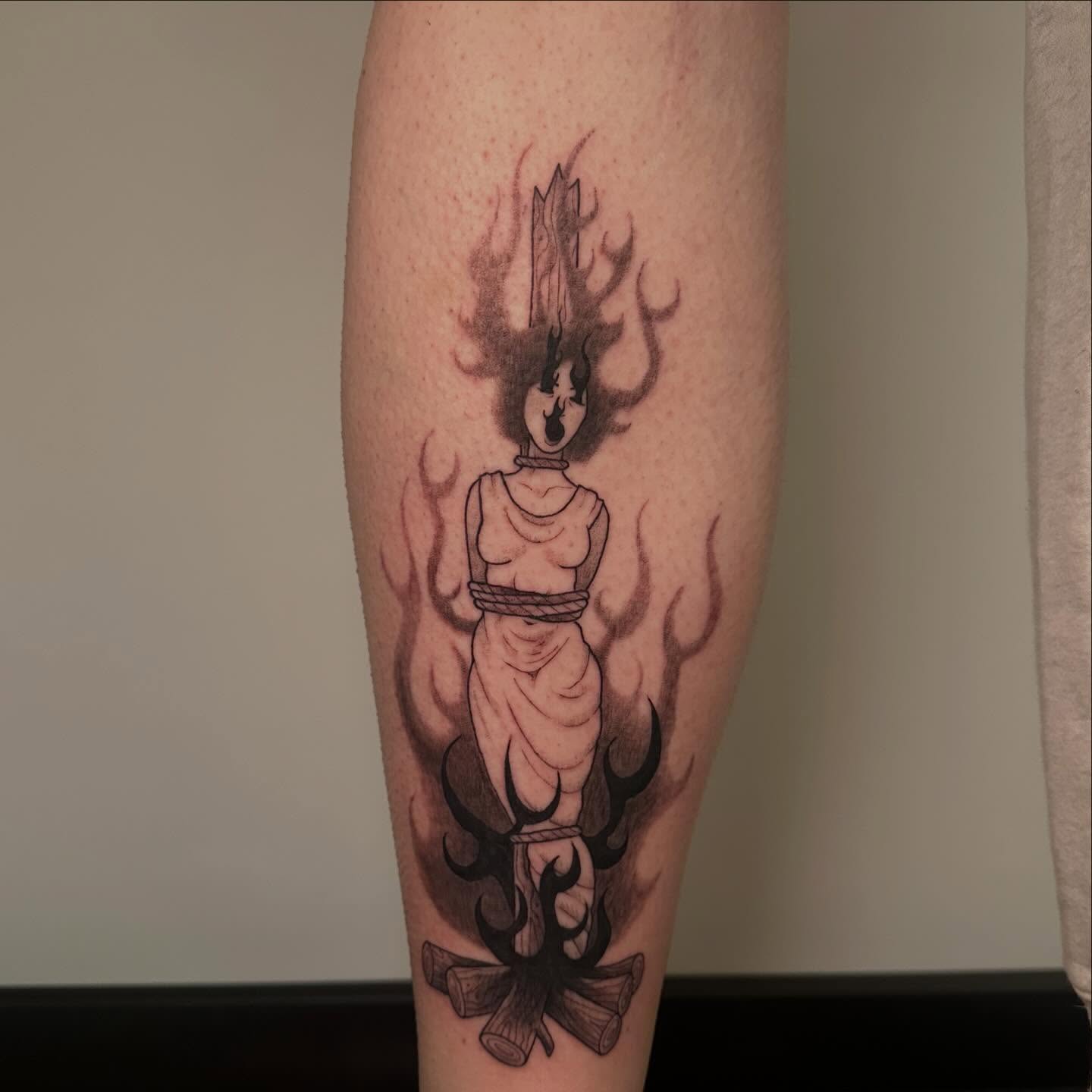 Tattoo by @nimimatattoo — black_and_grey