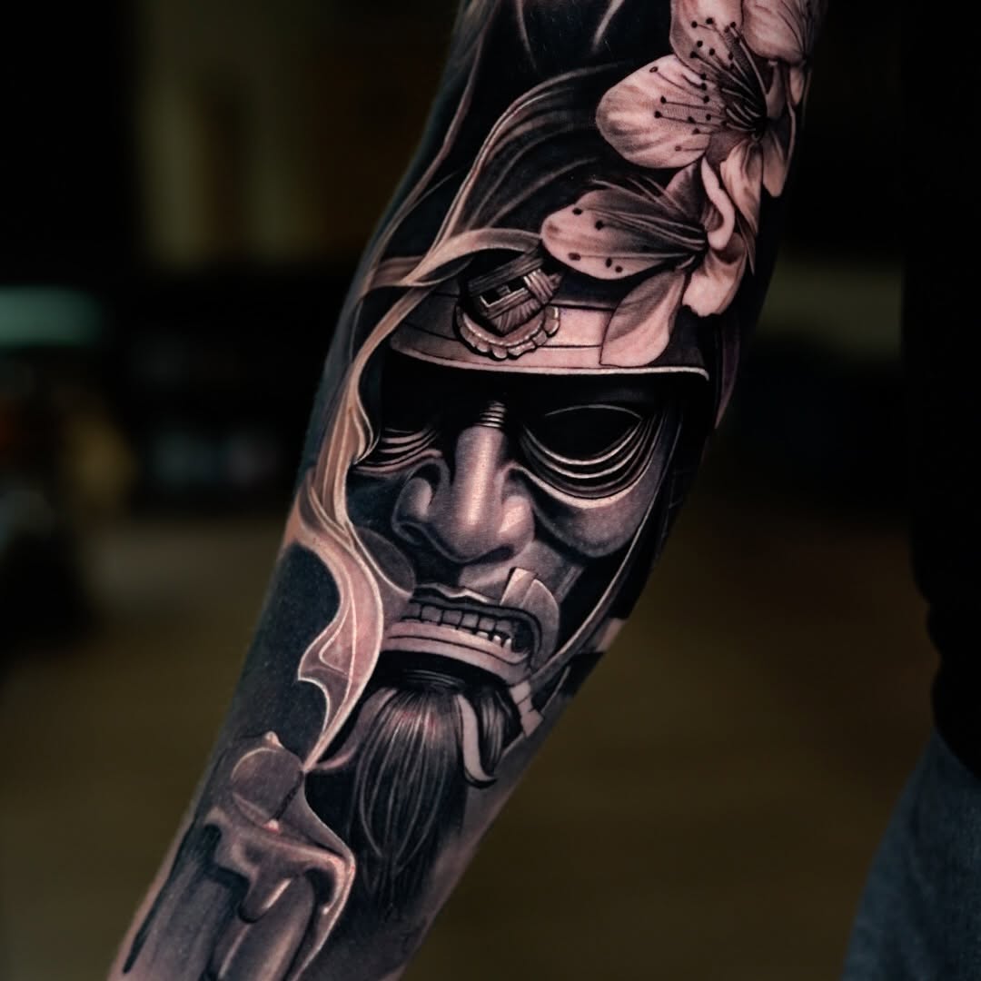 Tattoo by @tattoosbygonzo β realism, black_and_grey
