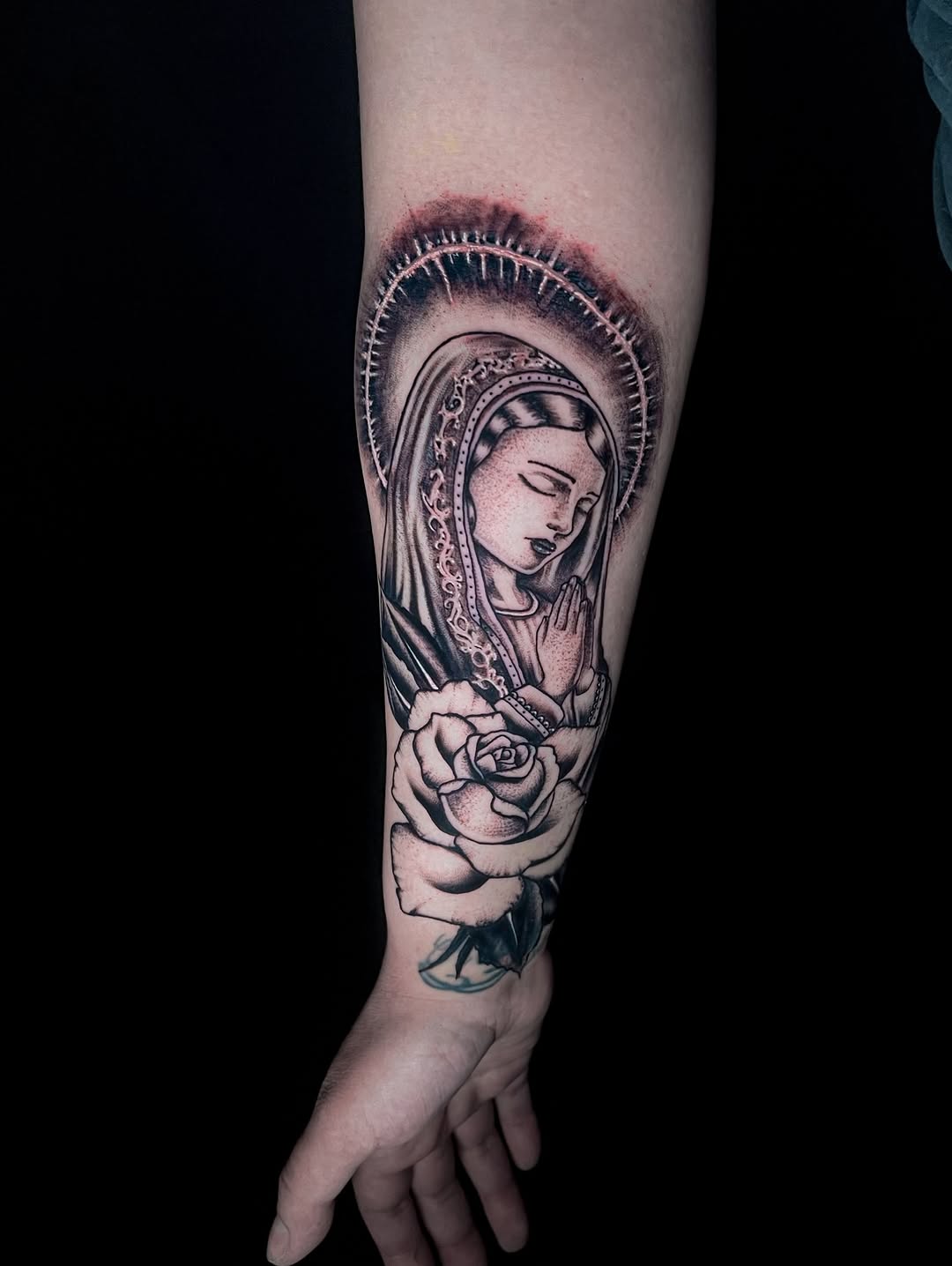 Tattoo by @henriktattoo_ — black_and_grey, realism
