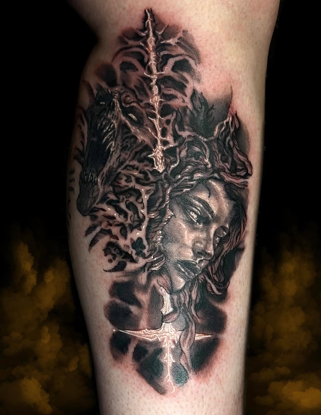 Tattoo by @jamisonellsworthtattoos β realism, dark_realism