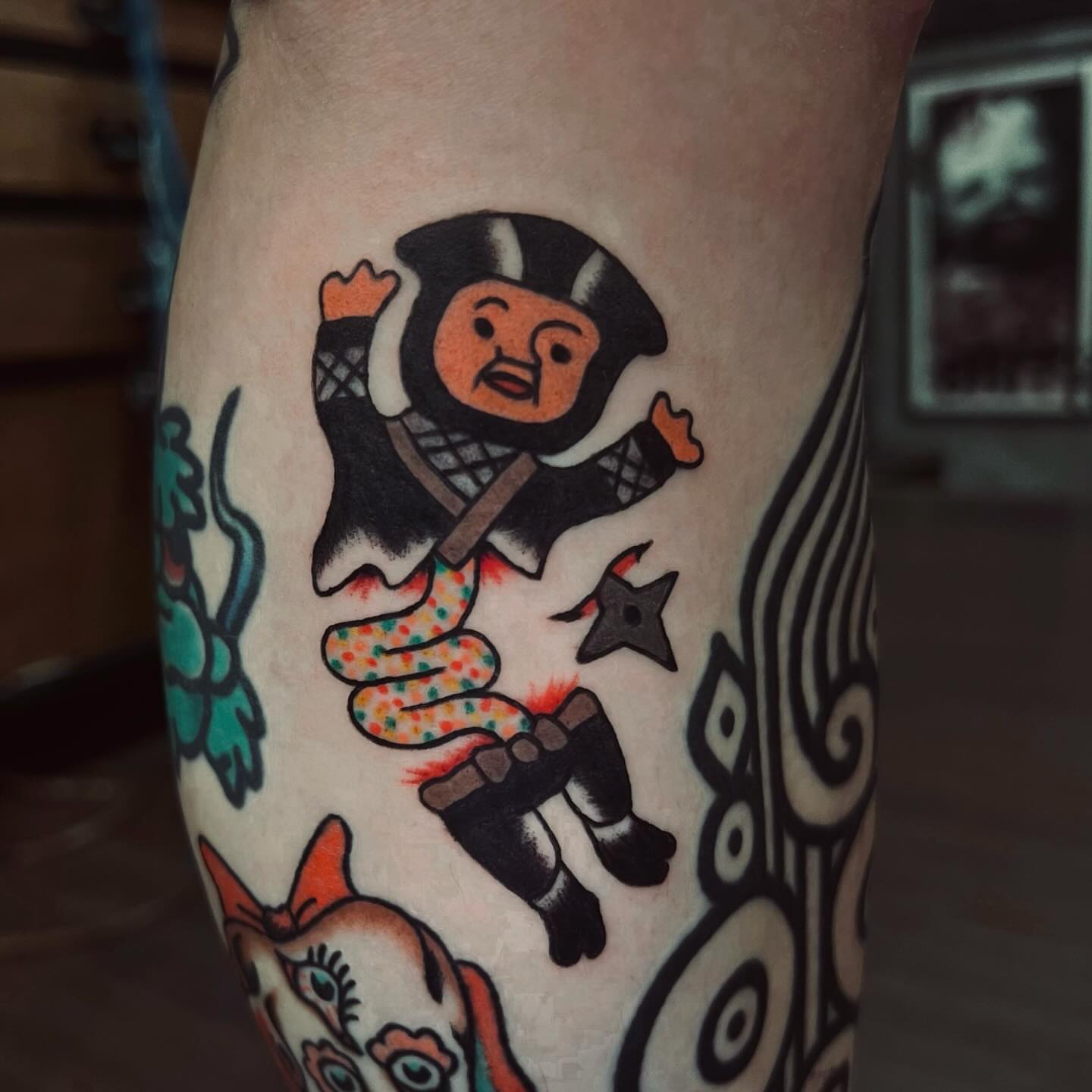 Tattoo by @fokqueenie — american_traditional