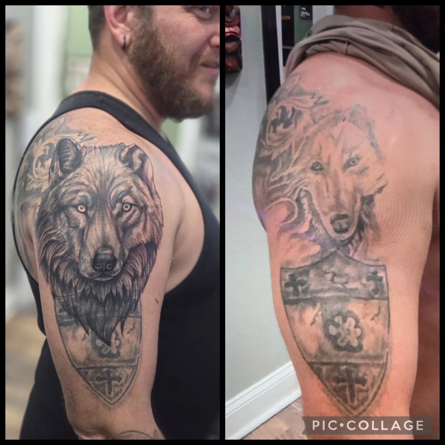 Tattoo by @barryhuffman77 β realism, black_and_grey