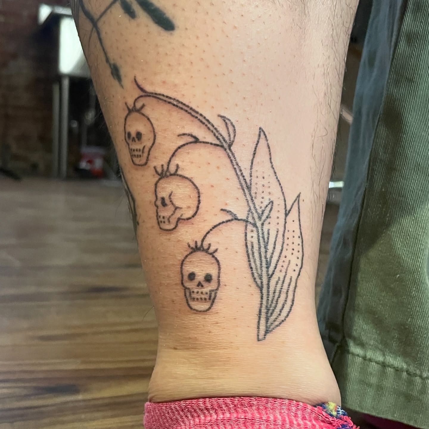 Tattoo by @roepoke — dotwork, black_and_grey