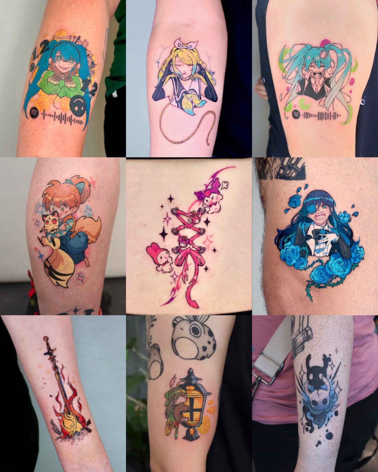 Anime characters anime tattoo on the forearm by ๐๐๐โฆ้ชๆขจ๐
