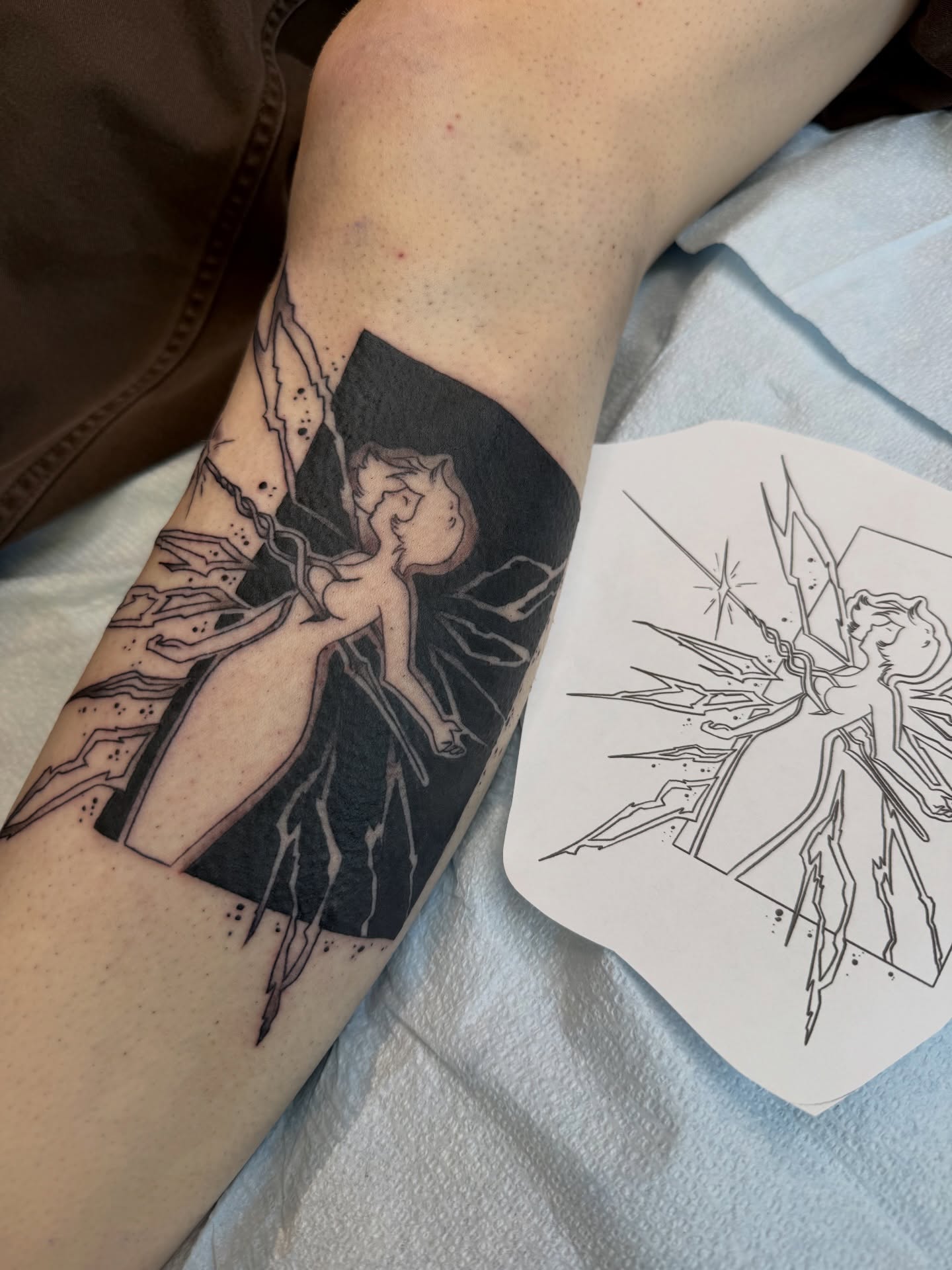 Tattoo by @ghostbunnytattoos — black_and_grey