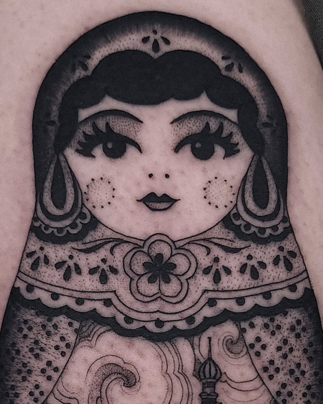 Tattoo by @hirentattoos โ american_traditional, black_and_grey