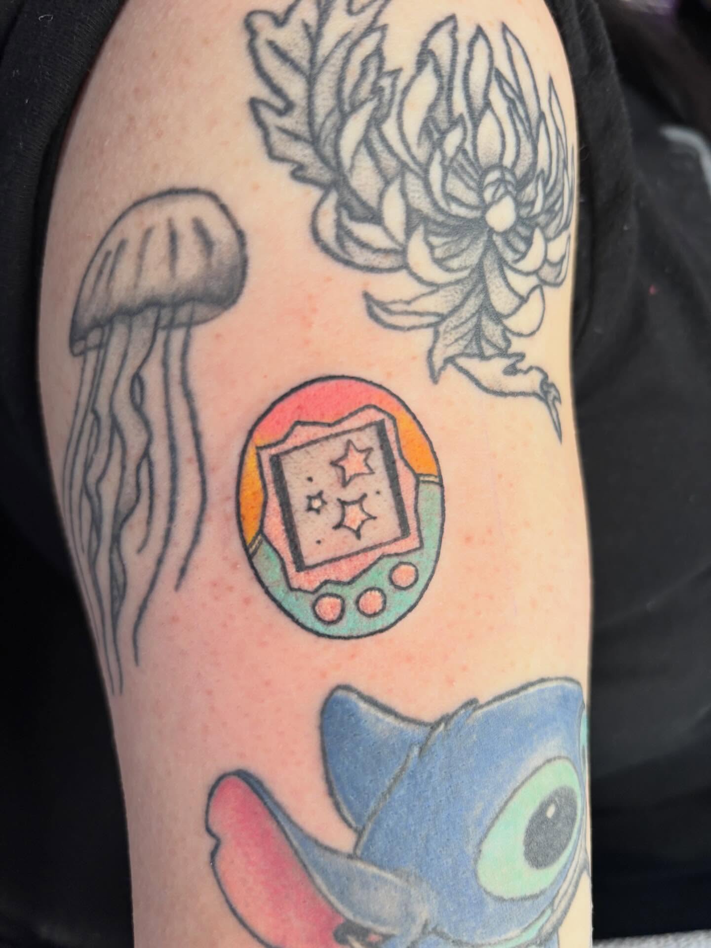 Tattoo by @manicpixietattoos — dotwork
