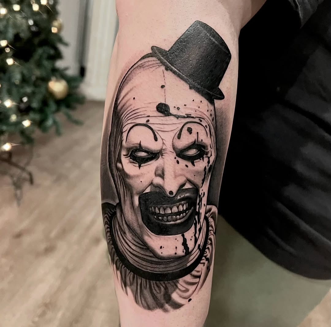 Tattoo by @tattoobilljohenning — realism, black_and_grey