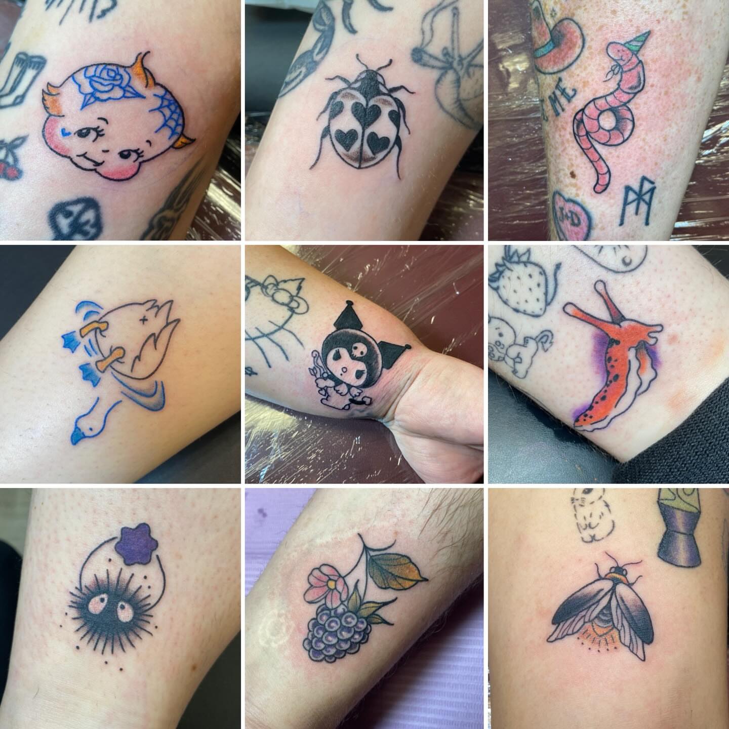 Animal motifs American traditional tattoo on the forearm by โ๏ธ ๐๐ฎ๐ฐ๐ธ๐ถ๐ฒ โ๏ธ
