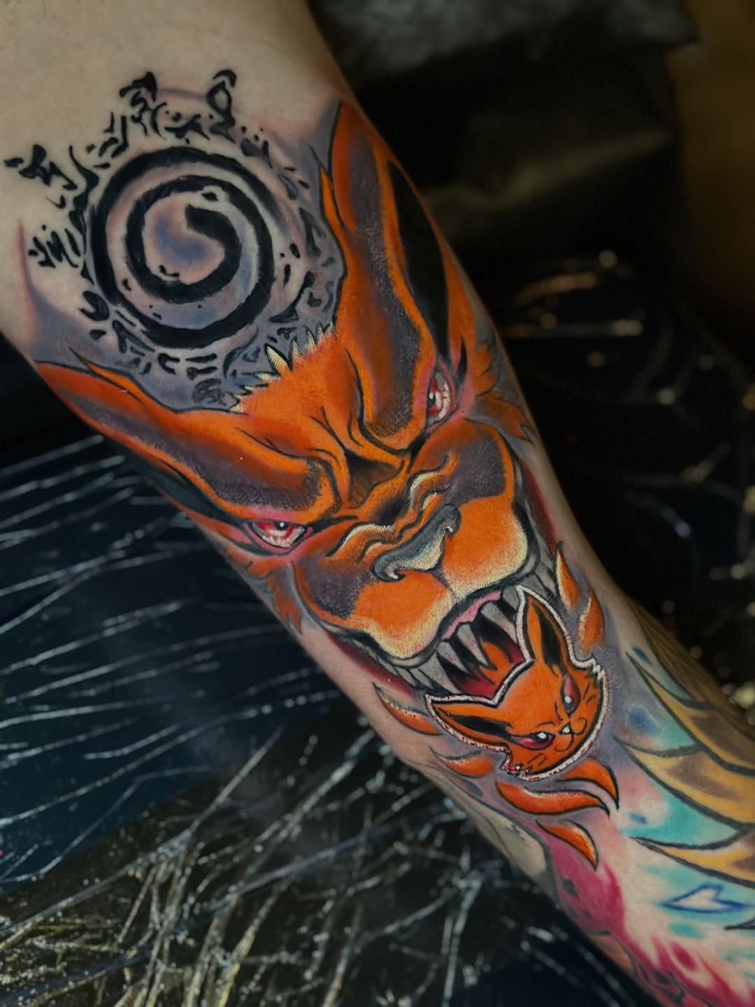 Tattoo by @_remytats_ — anime, realism