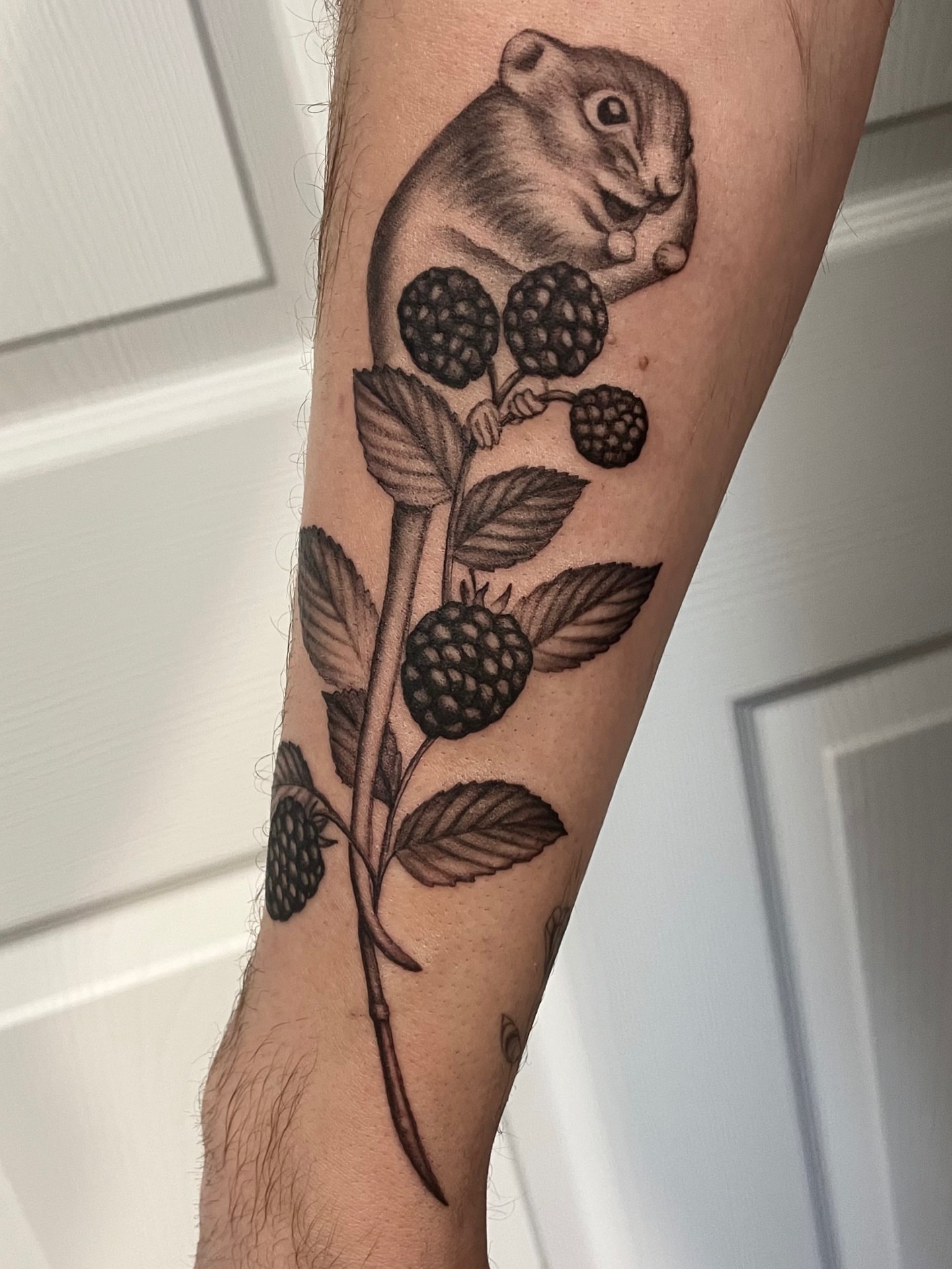 Tattoo by @tatts_by_kat — realism, black_and_grey