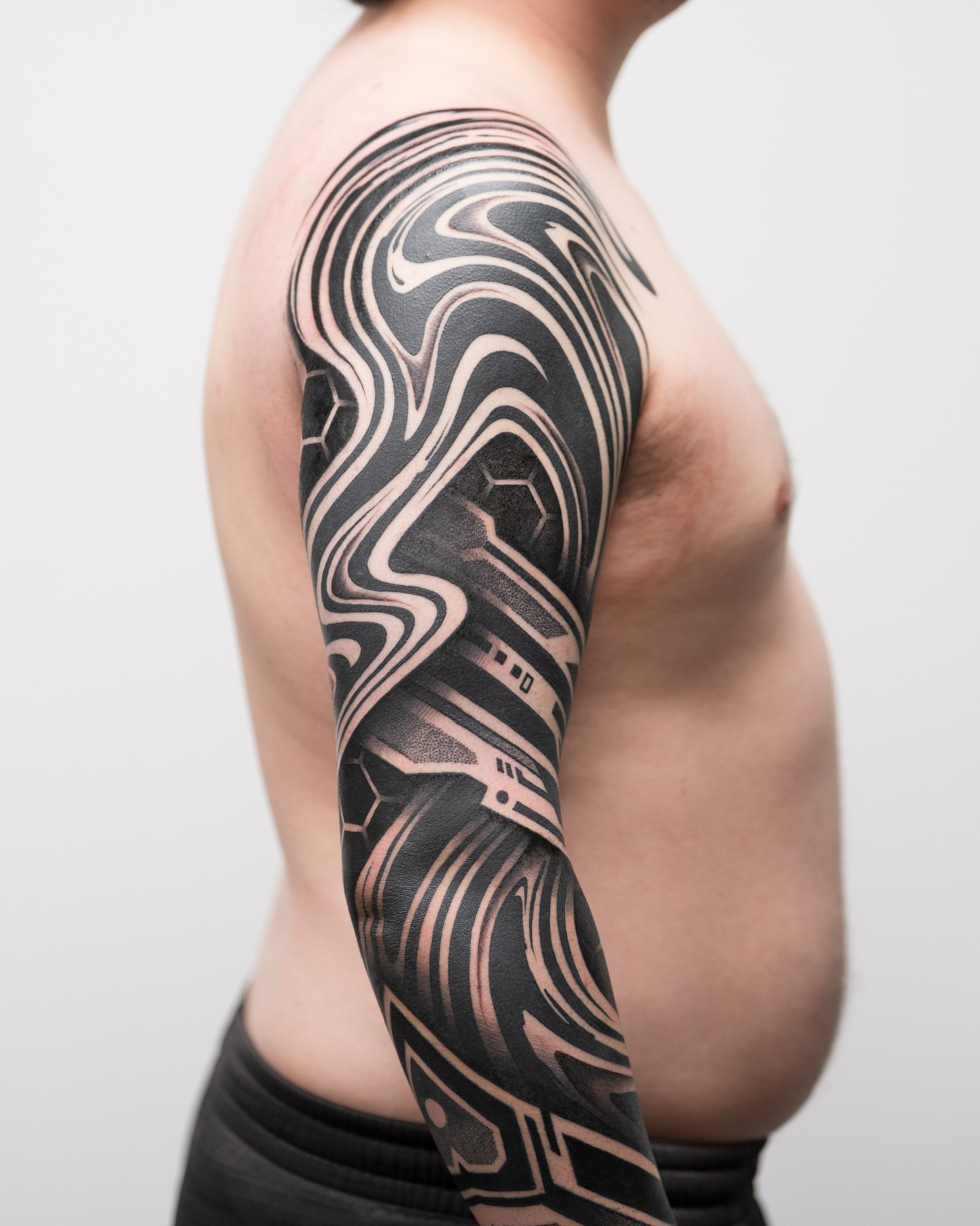 Tattoo by @katiemizuno — geometric