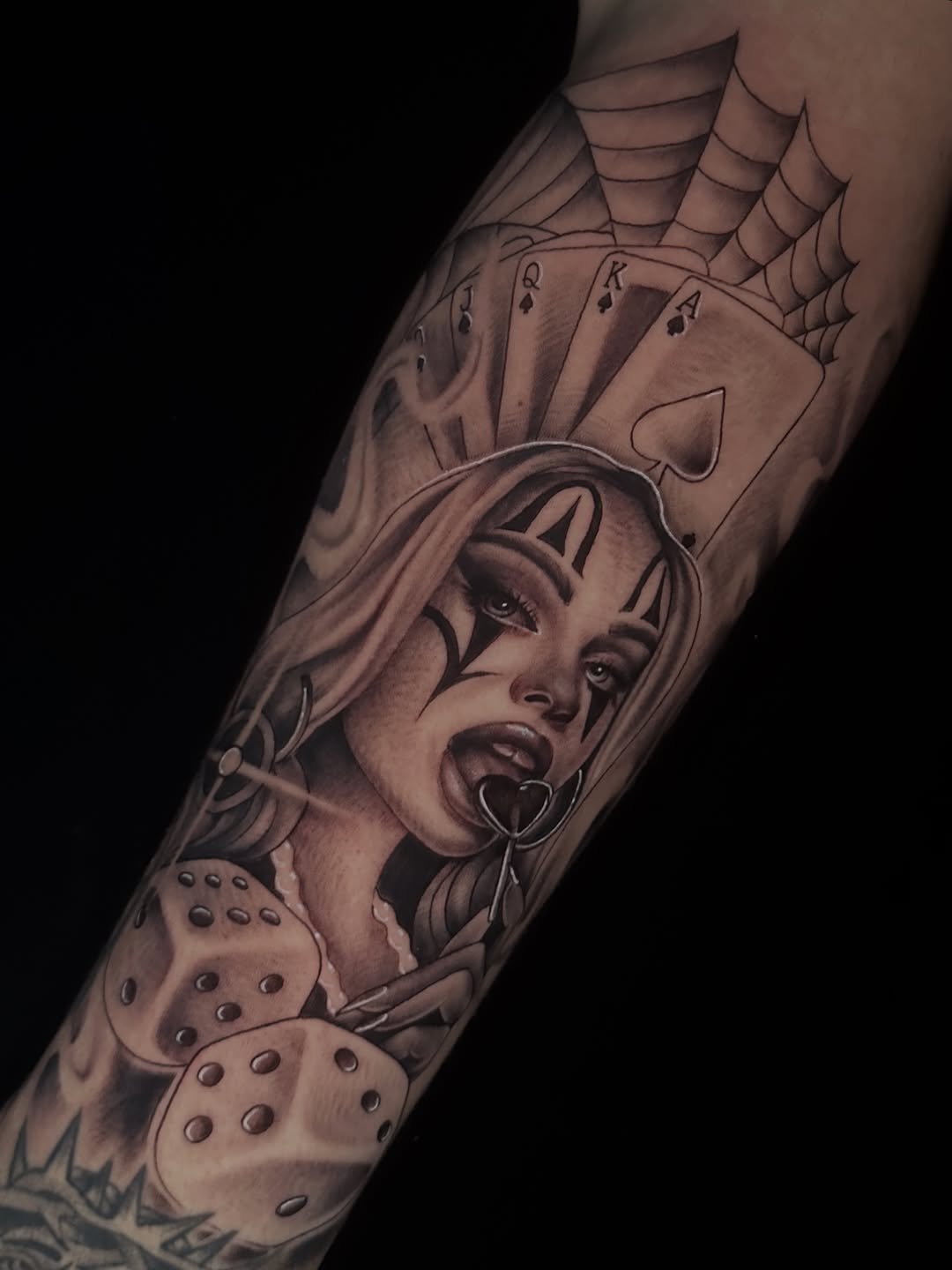 Tattoo by @tinys.tattoos — chicano, realism