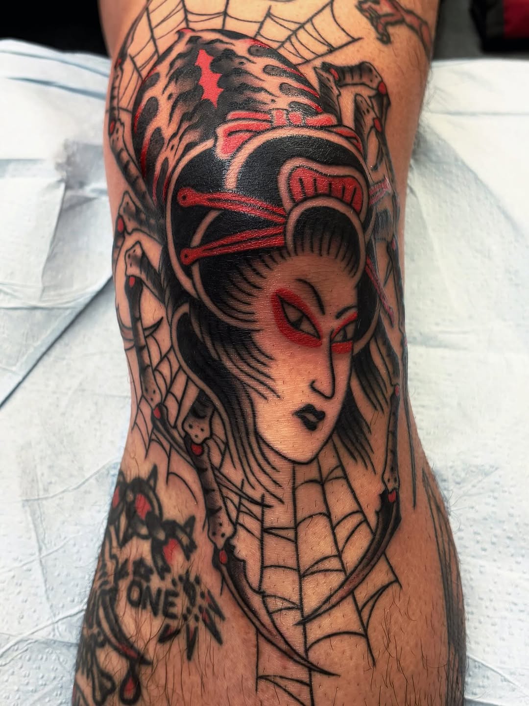 Tattoo by @alanpham — american_traditional, japanese_irezumi