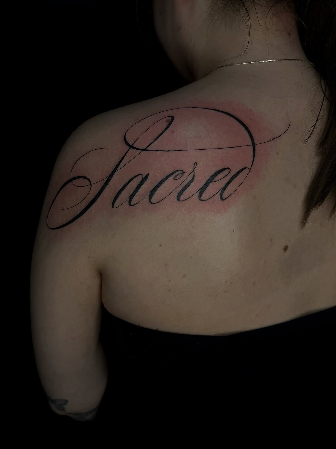Tattoo by @cultofspice — lettering_script