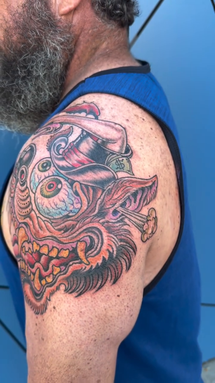 Tattoo by @adamwarmerdam — neo_traditional, japanese_irezumi