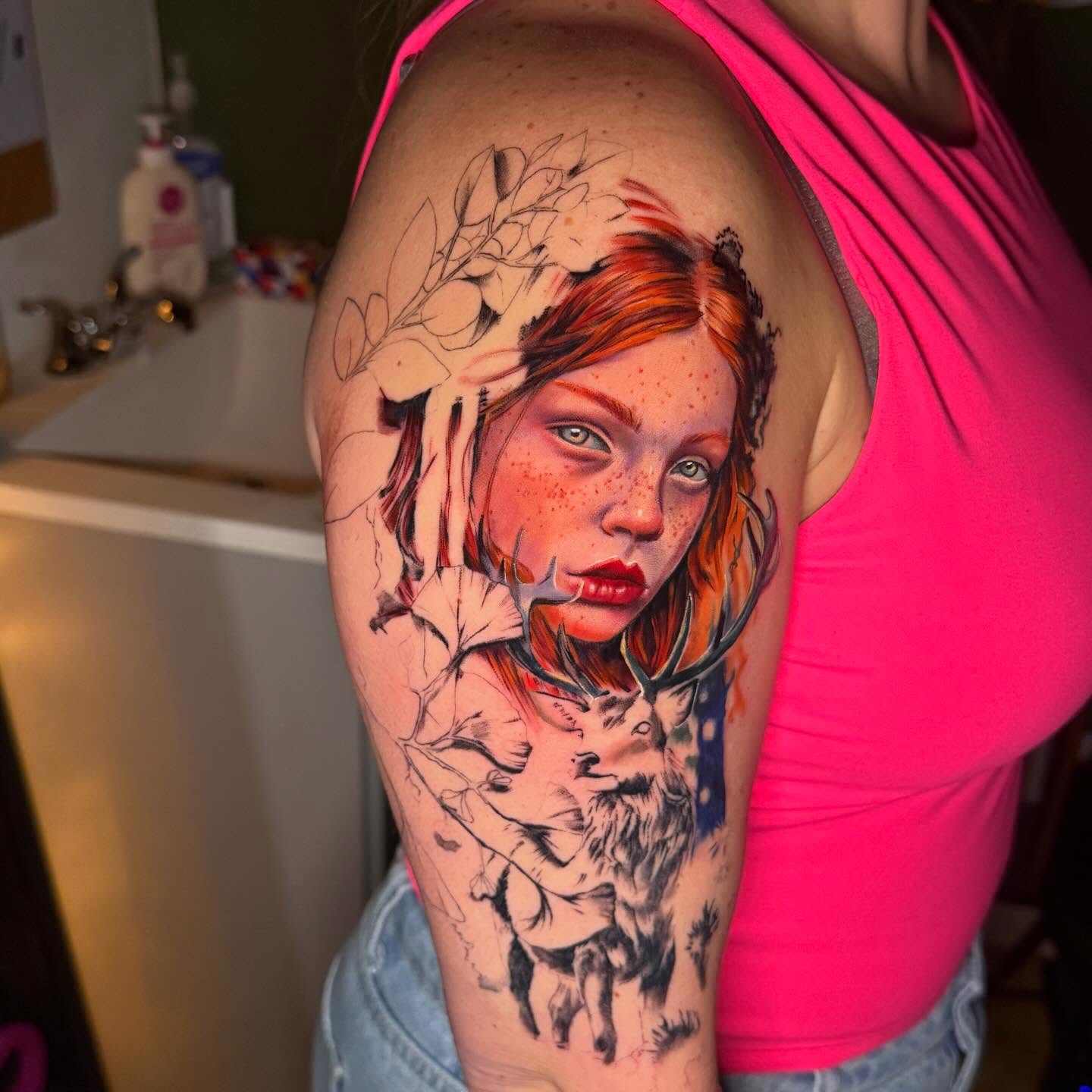 Tattoo by @artifexinks — realism, watercolor
