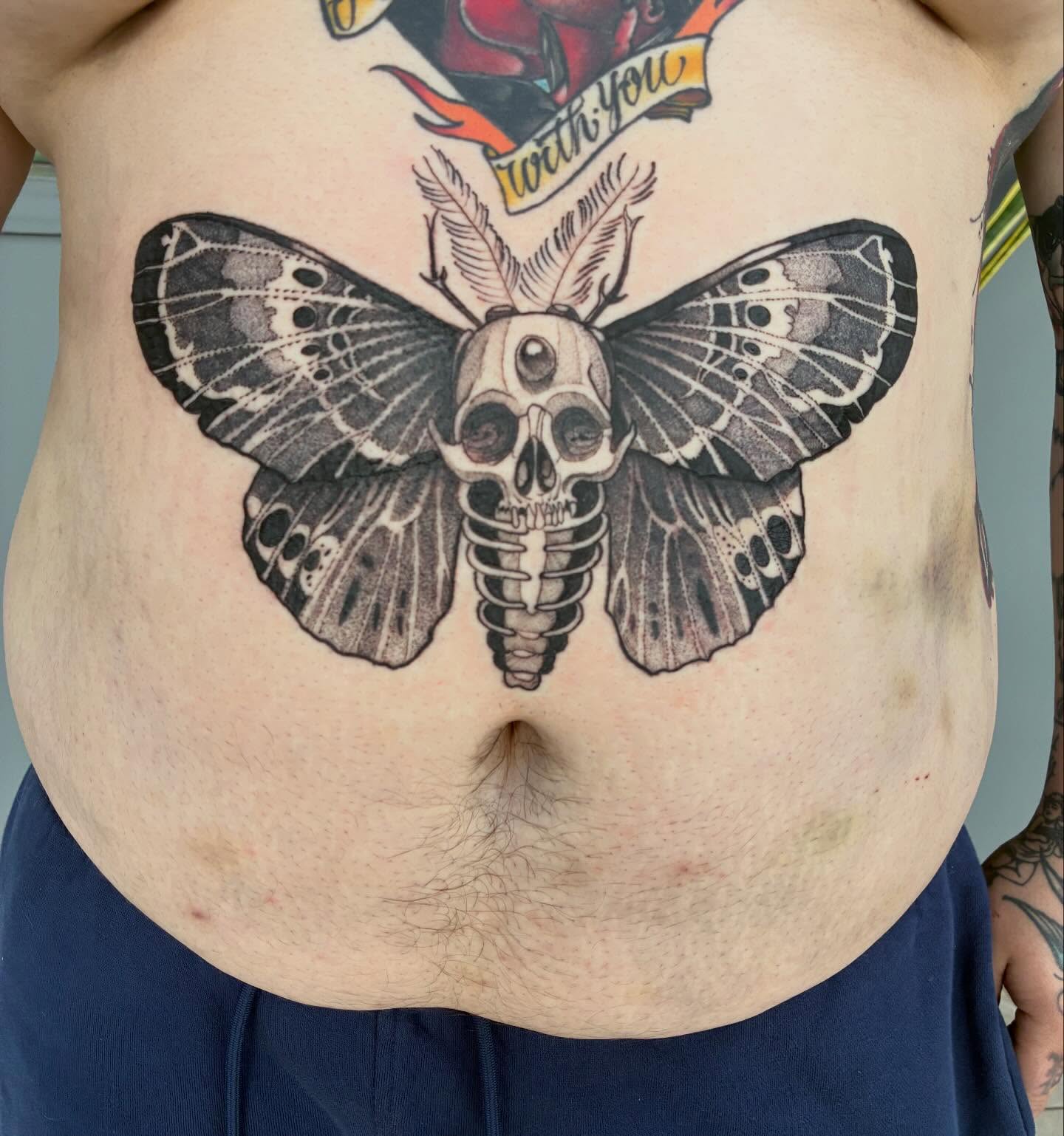 Tattoo by @bearclawtattoo — black_and_grey, realism