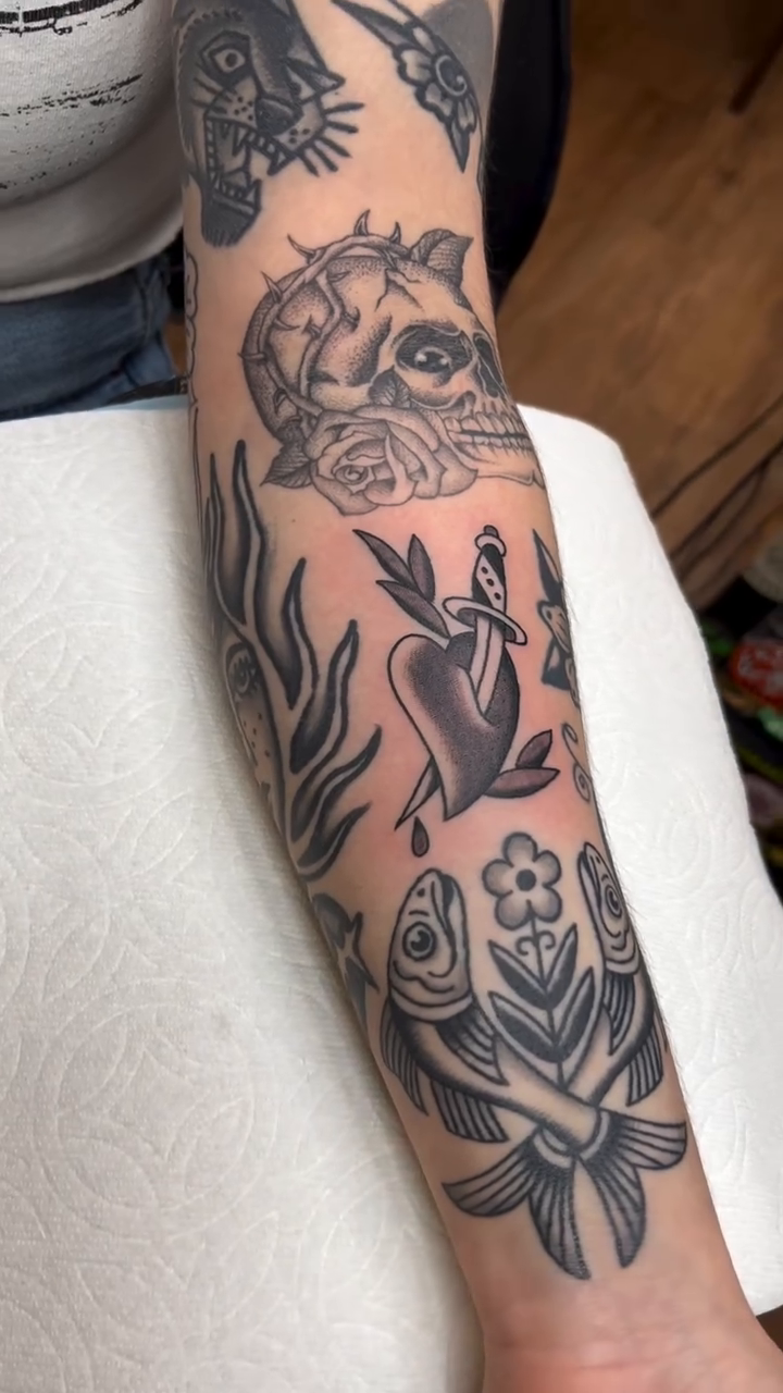 Tattoo by @brianvisser — black_and_grey, realism