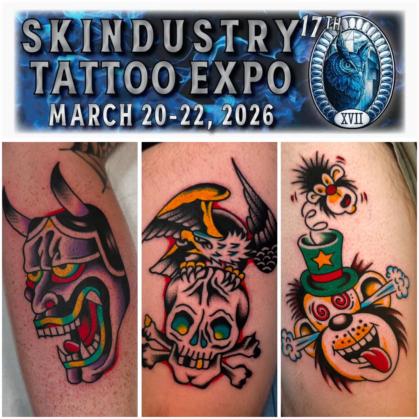 Tattooed collage American traditional tattoo by J. Kirsch New Jersey Tattoo Artist