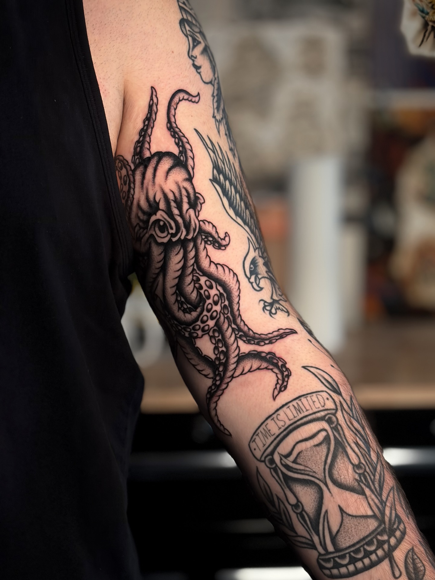 Tattoo by Christophe Austin, Montreal, Canada