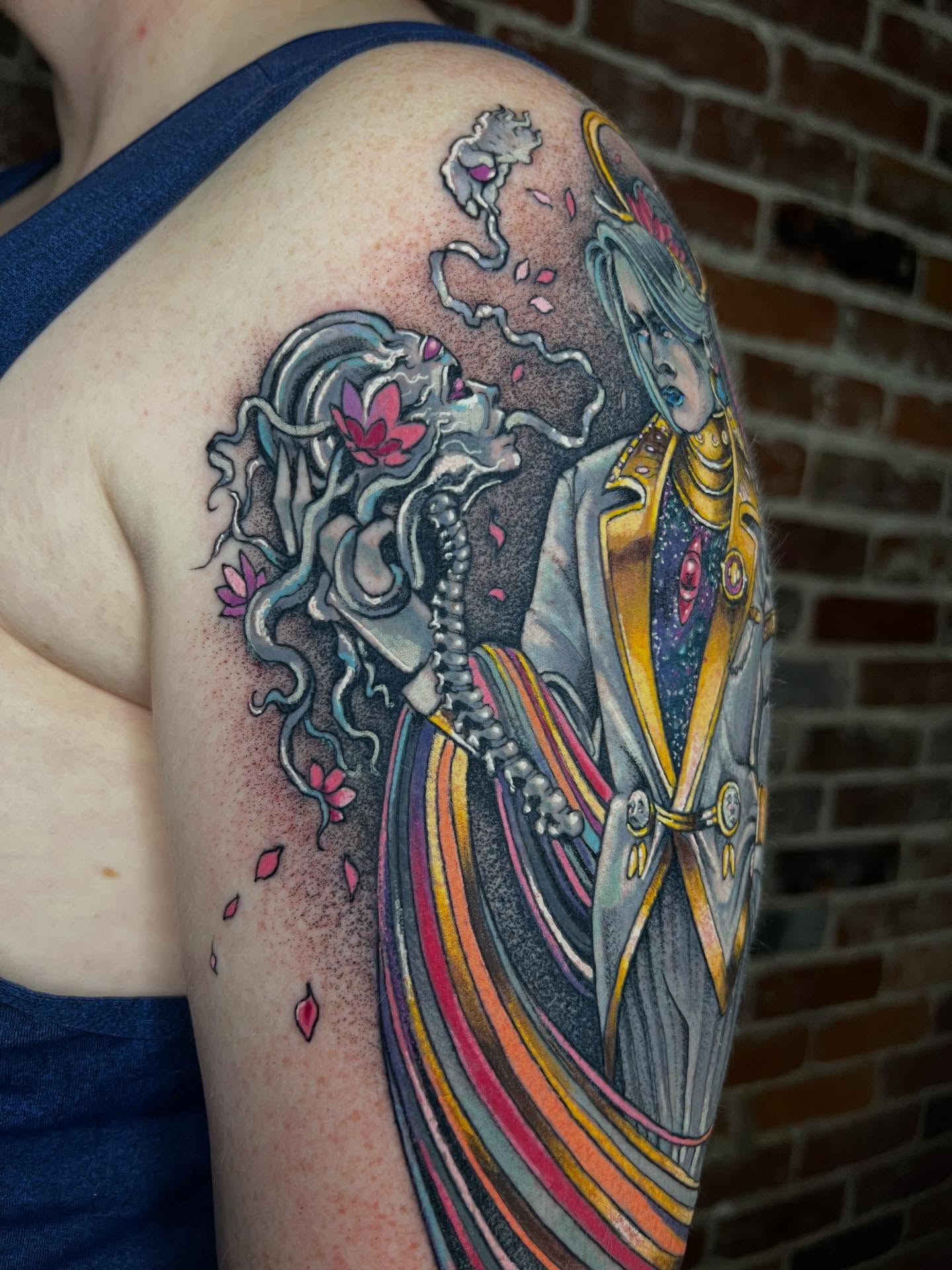 Tattoo by @tallartist — illustrative, anime