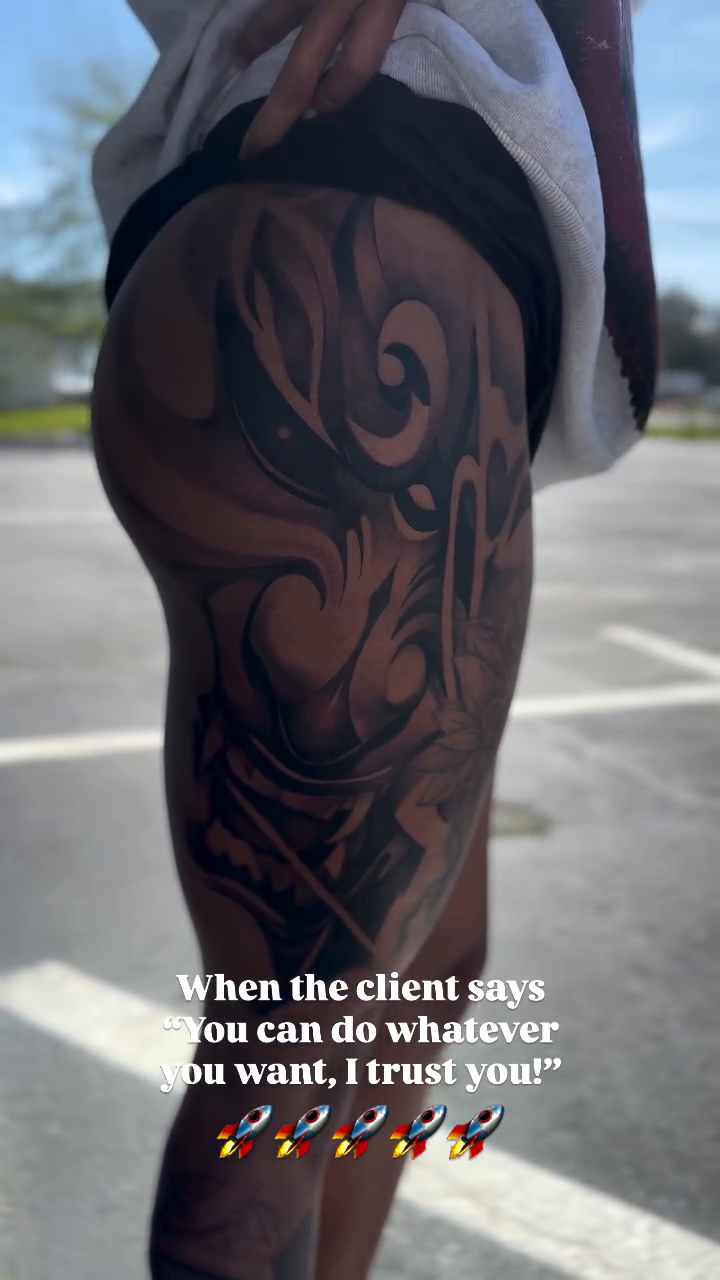 Abstract ornamental pattern ornamental tattoo by Anwon Johnson