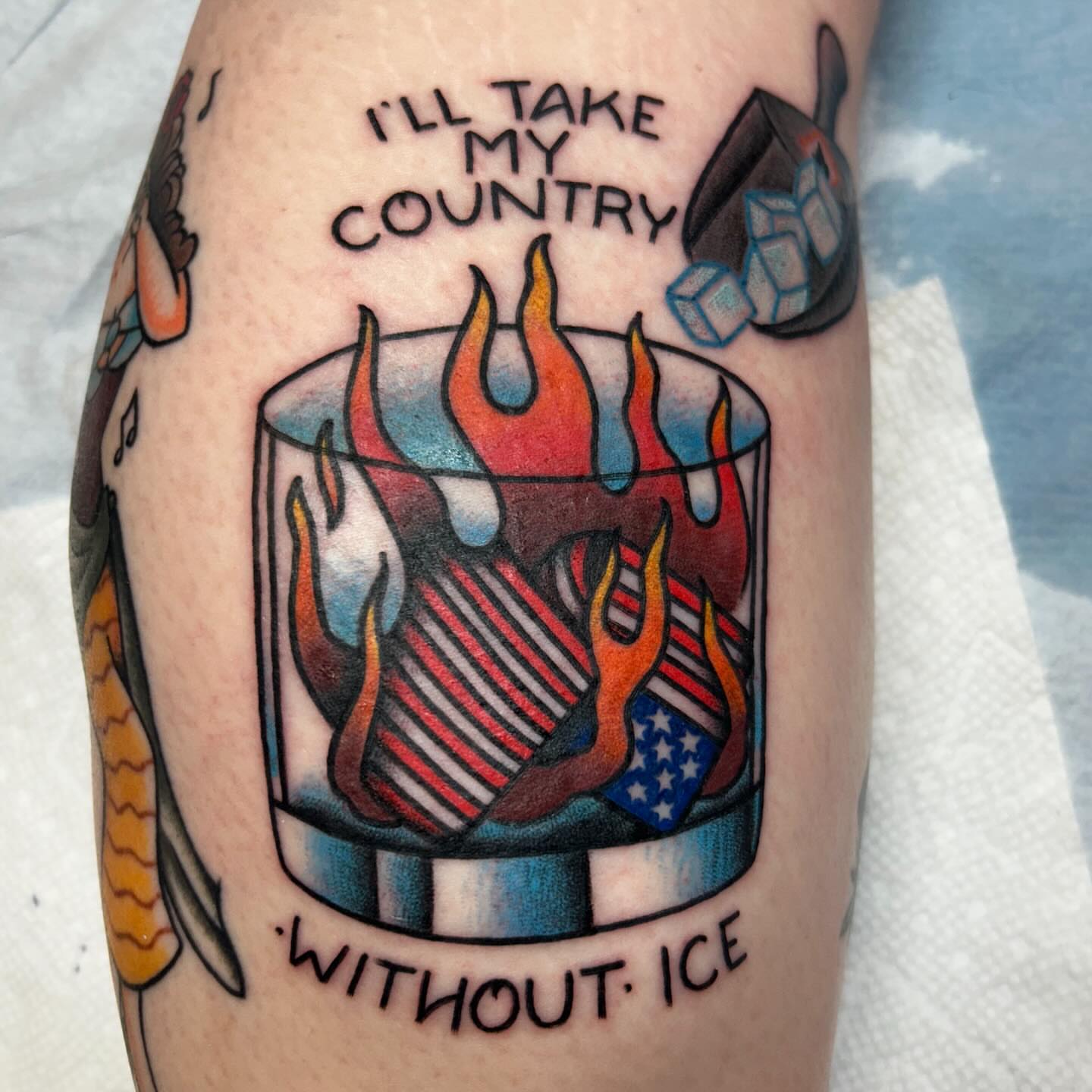 Tattoo by @missfinetattoo — american_traditional