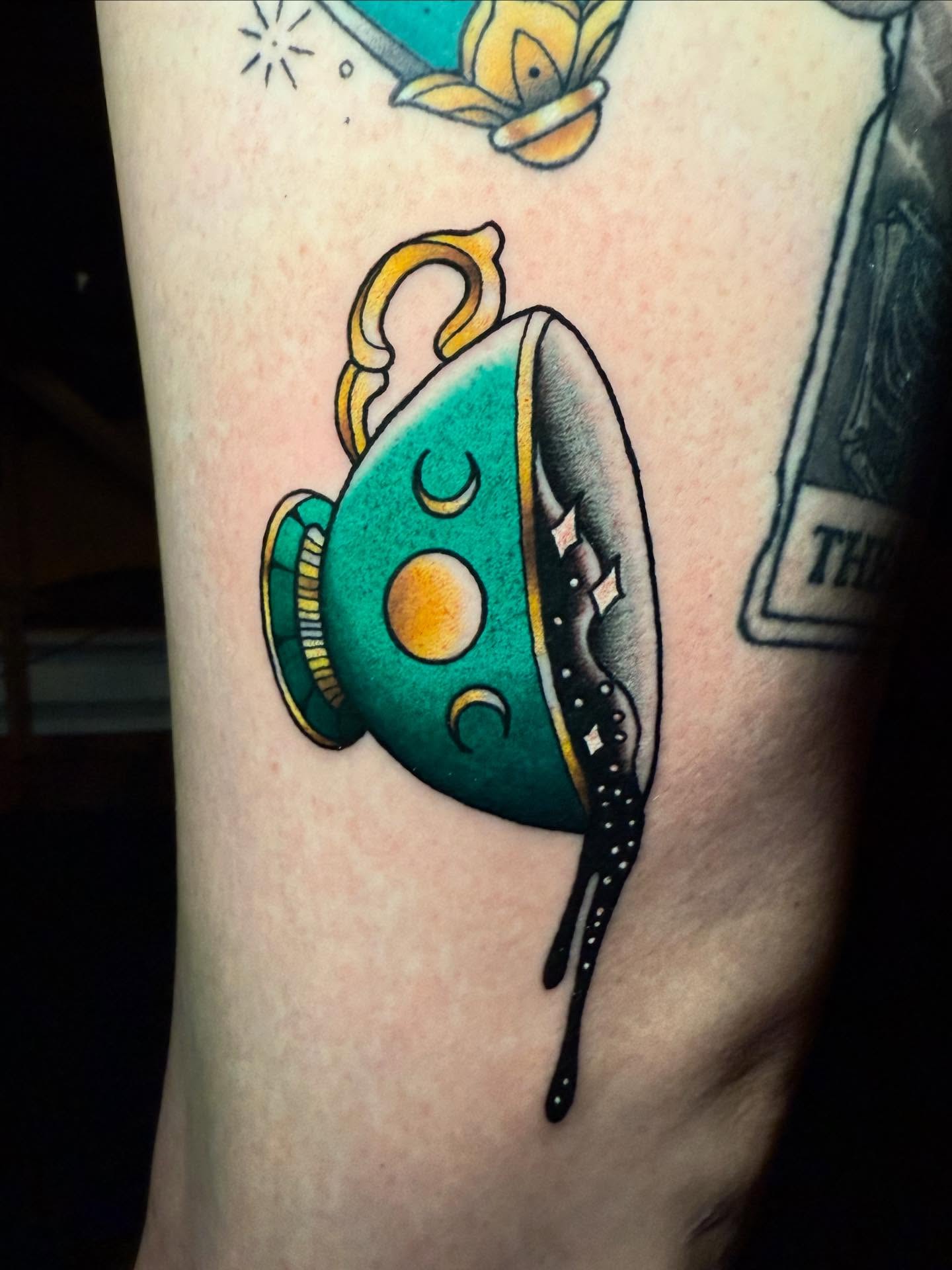Tattoo by @emilylestrangetattoos — dotwork