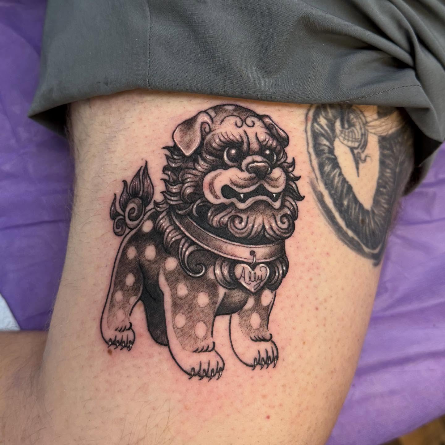 Tattoo by @ktea_and_tattoos — black_and_grey