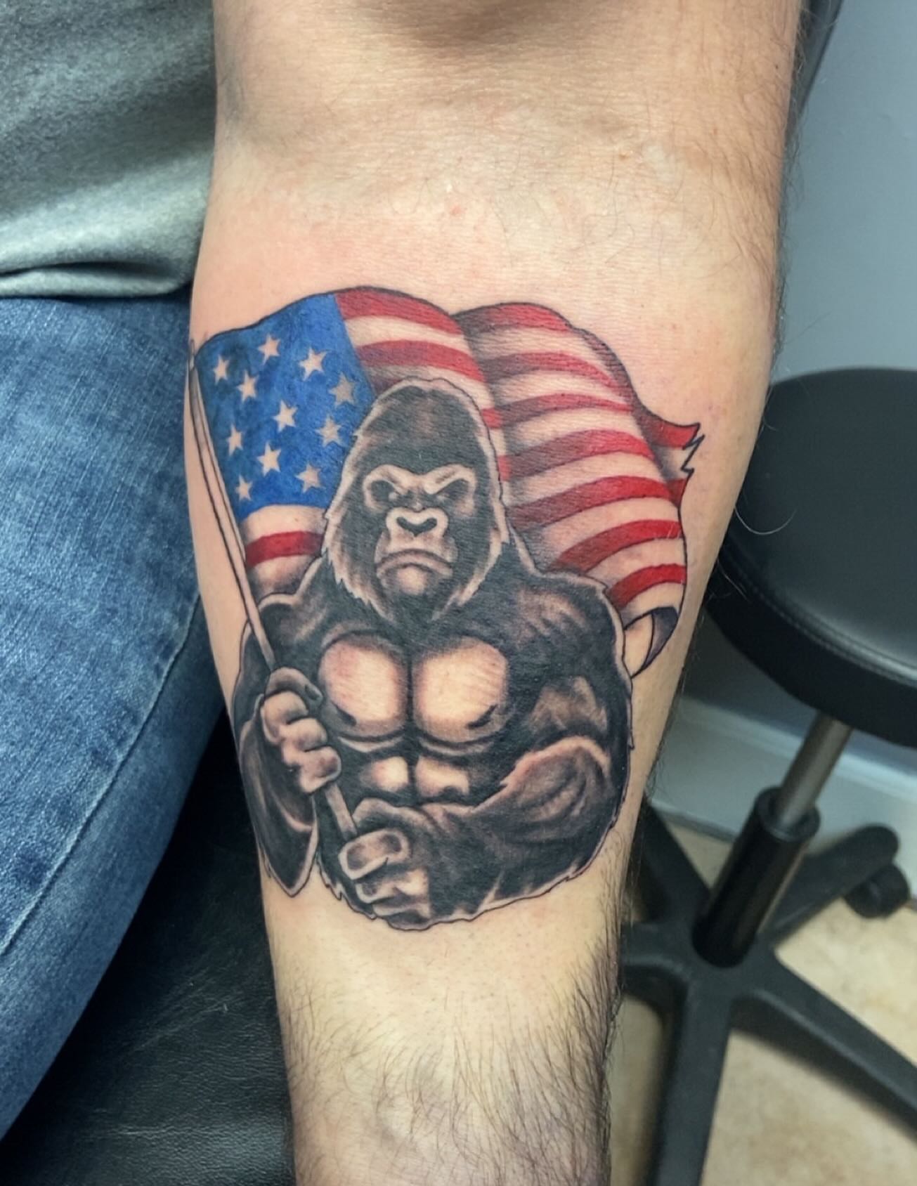 Tattoo by @tattooerin — american_traditional, realism
