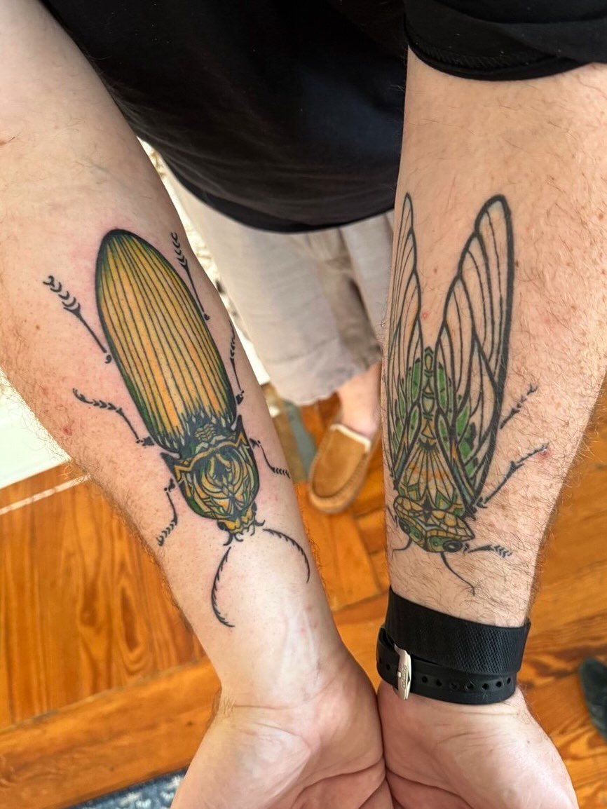 Insect realism tattoo on the forearm by ⁘ heléna tupou-lisle ⁘