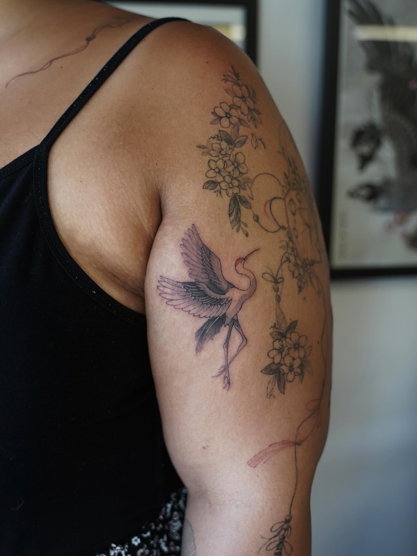 Tattoo by @emmaleetattoo — black_and_grey