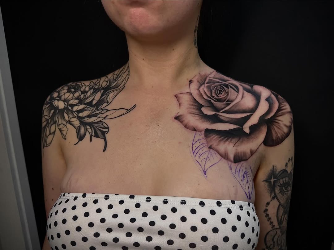 Tattoo by @lizzyinkslinga — realism, black_and_grey