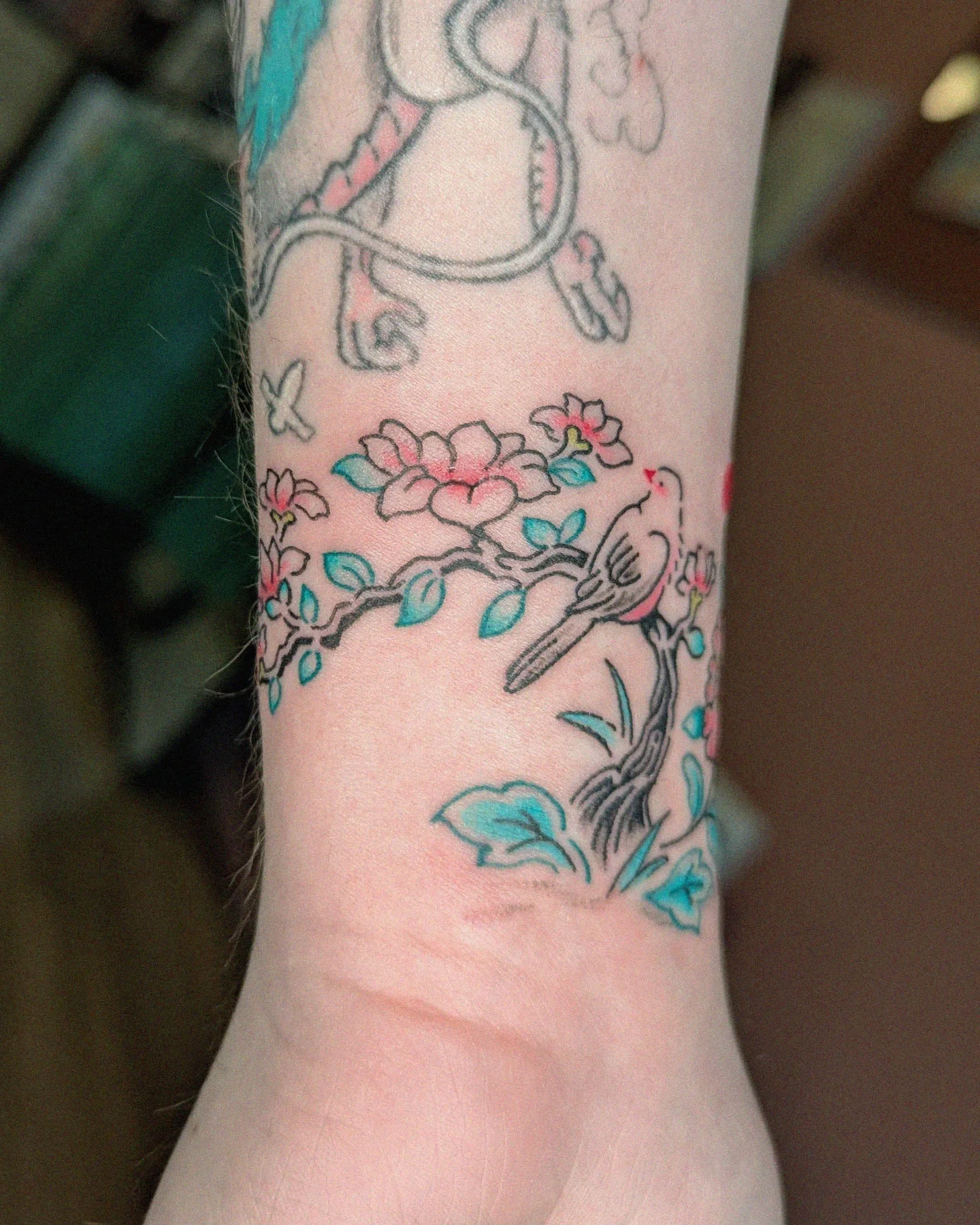 Tattoo by @chop_stick_n_poke — new_school, dotwork