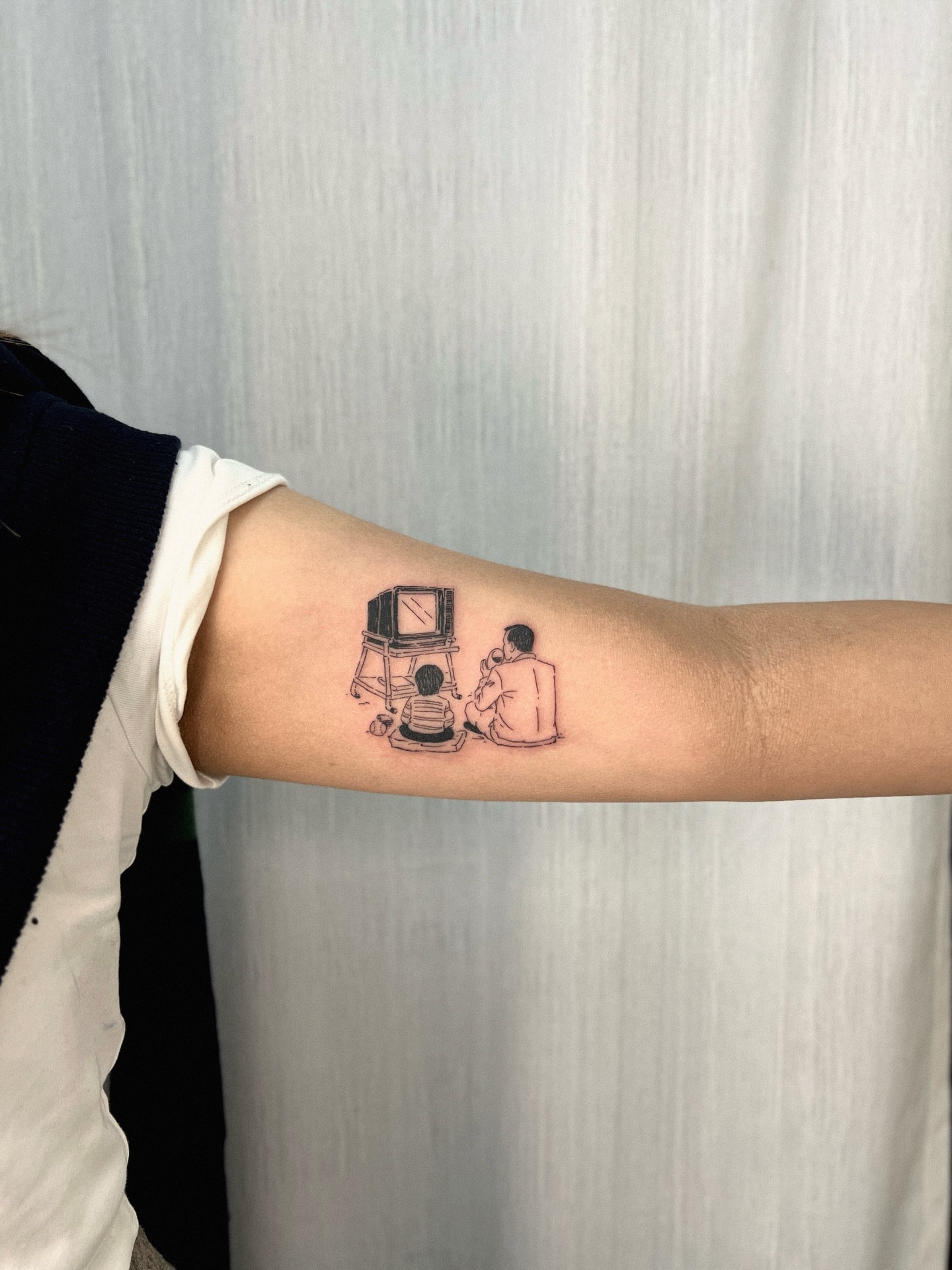 Tattoo by @555museum — black_and_grey