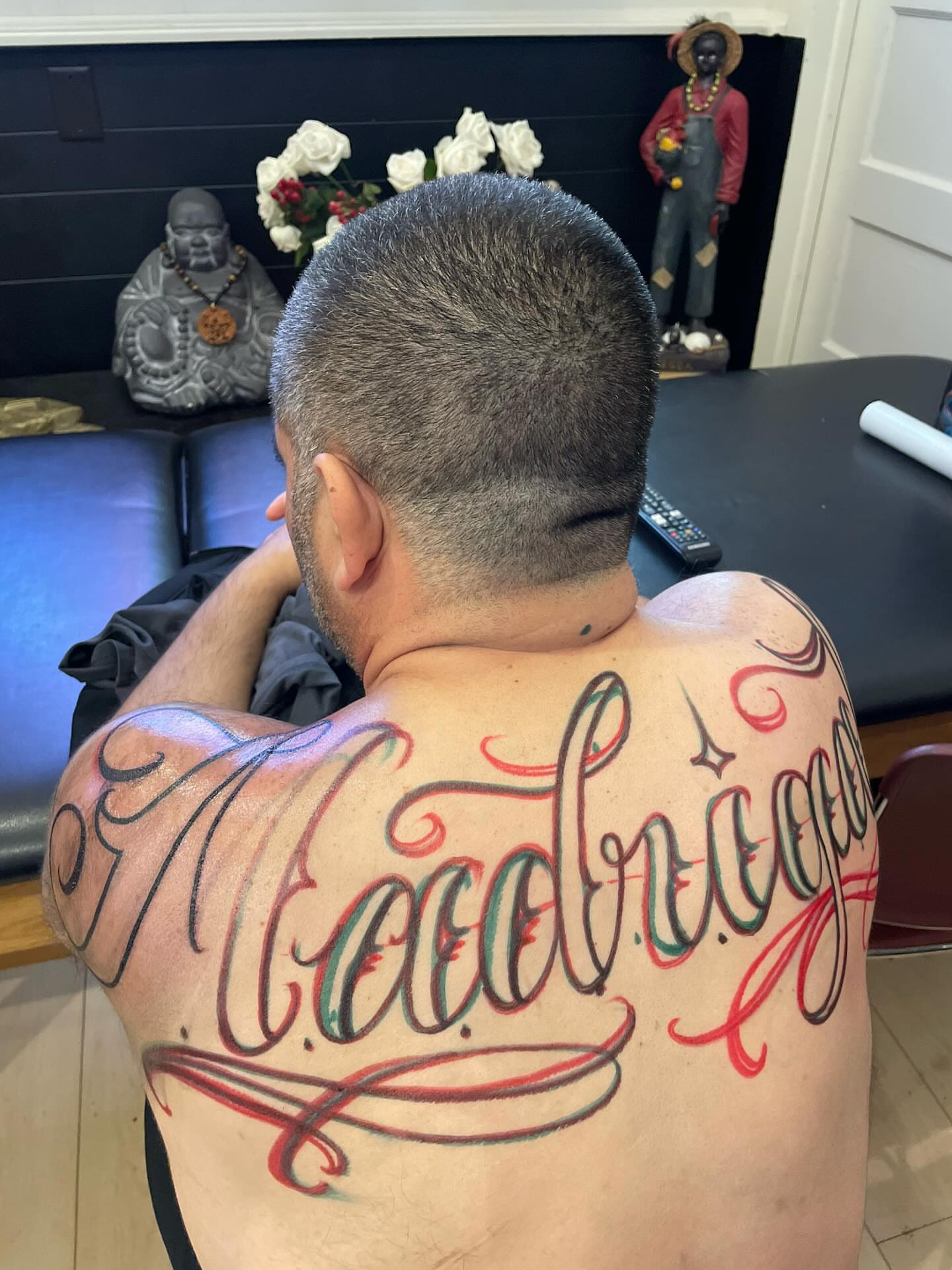 Tattoo by @santana_ink โ lettering_script