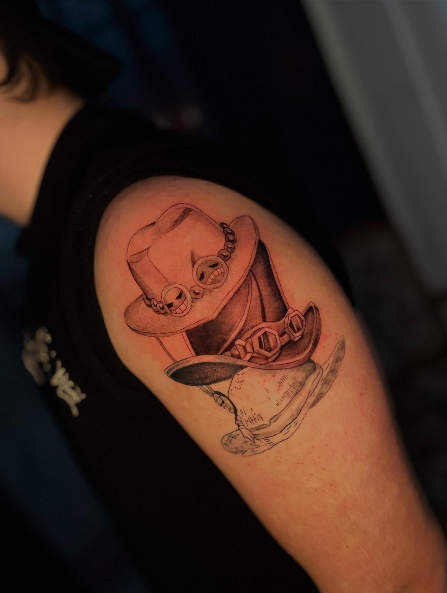 Tattoo by @pyero_ink — black_and_grey