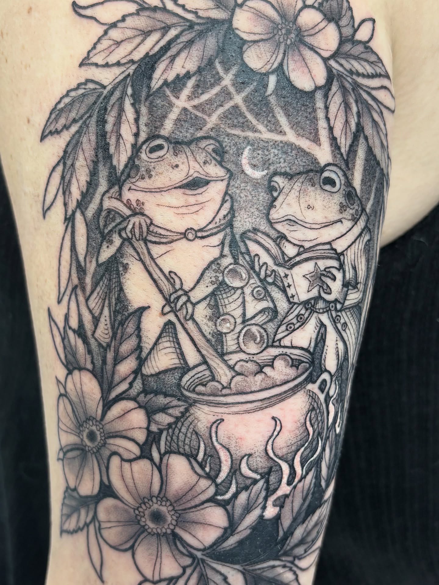 Tattoo by @lu_tatu — black_and_grey, realism