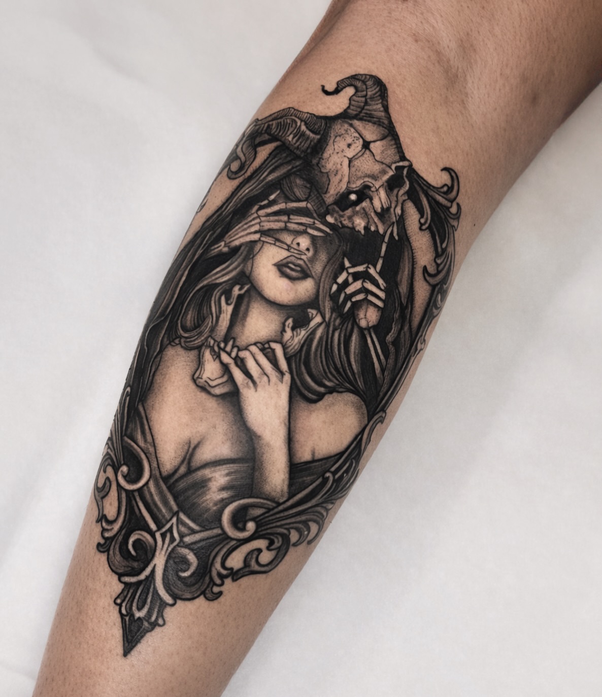 Tattoo by @ajollytattoo — black_and_grey, realism