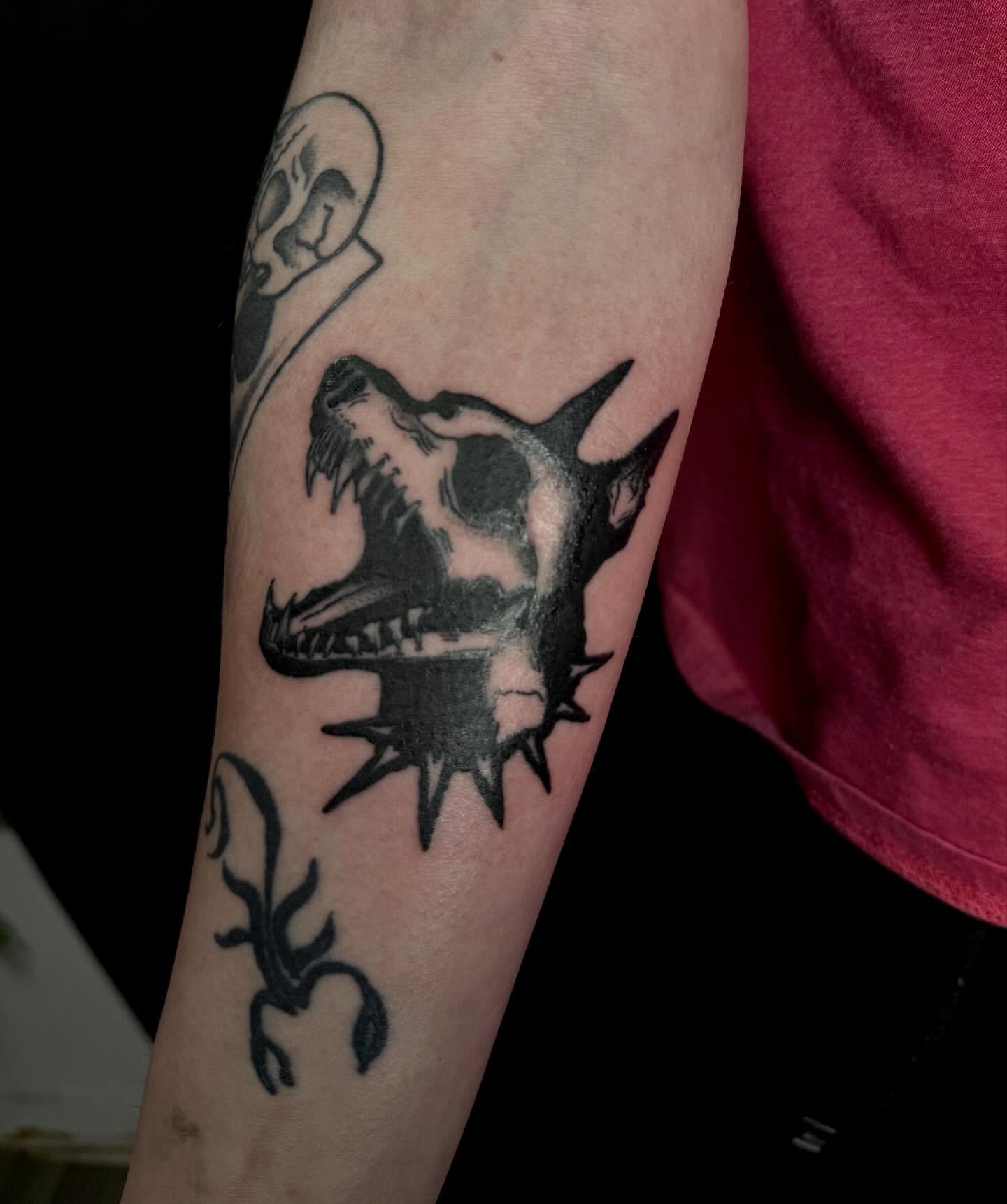 Tattoo by @inkdbybrit — black_and_grey