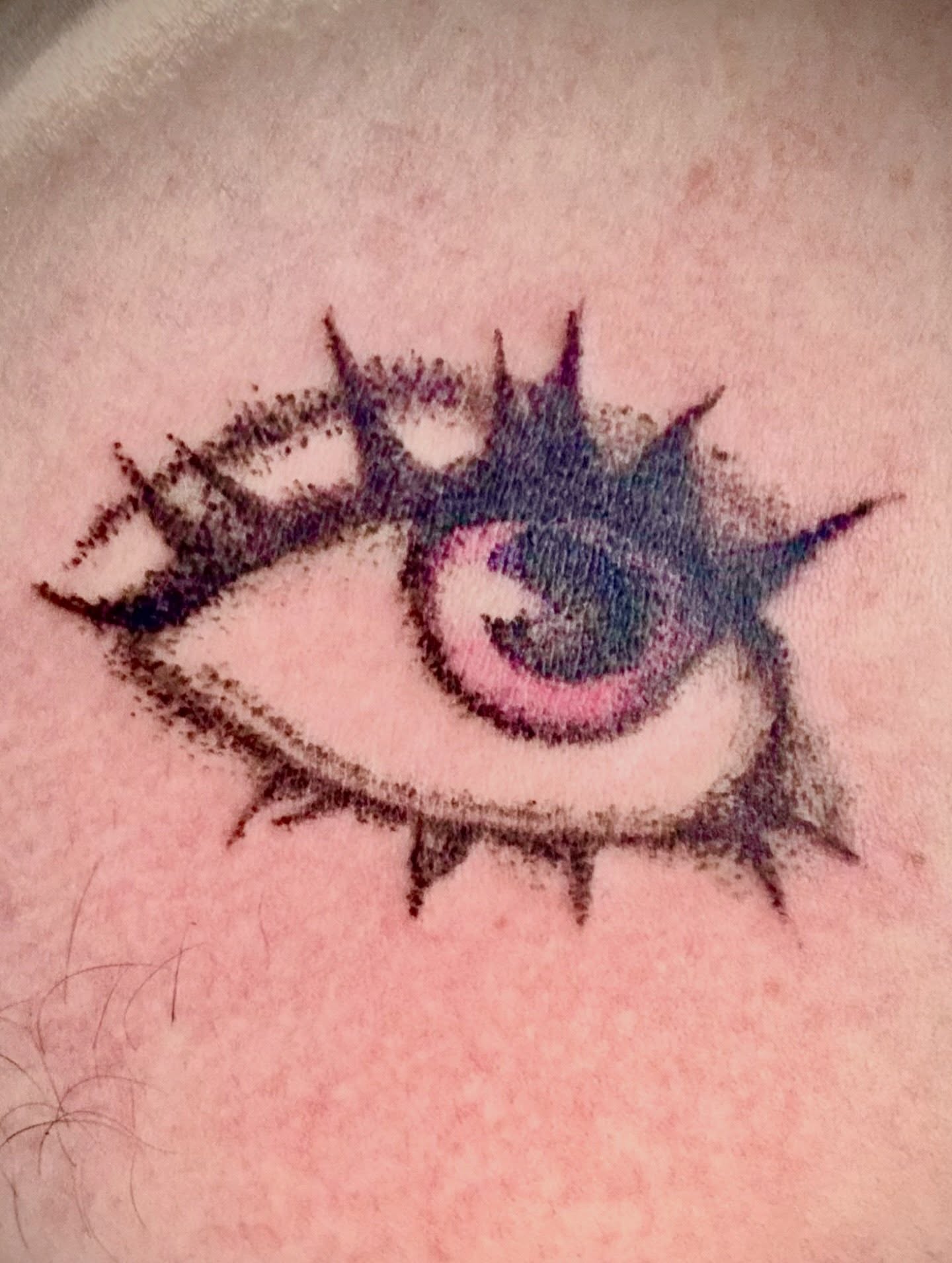 Eye dotwork tattoo by Tessahwessah 🧞‍♀️