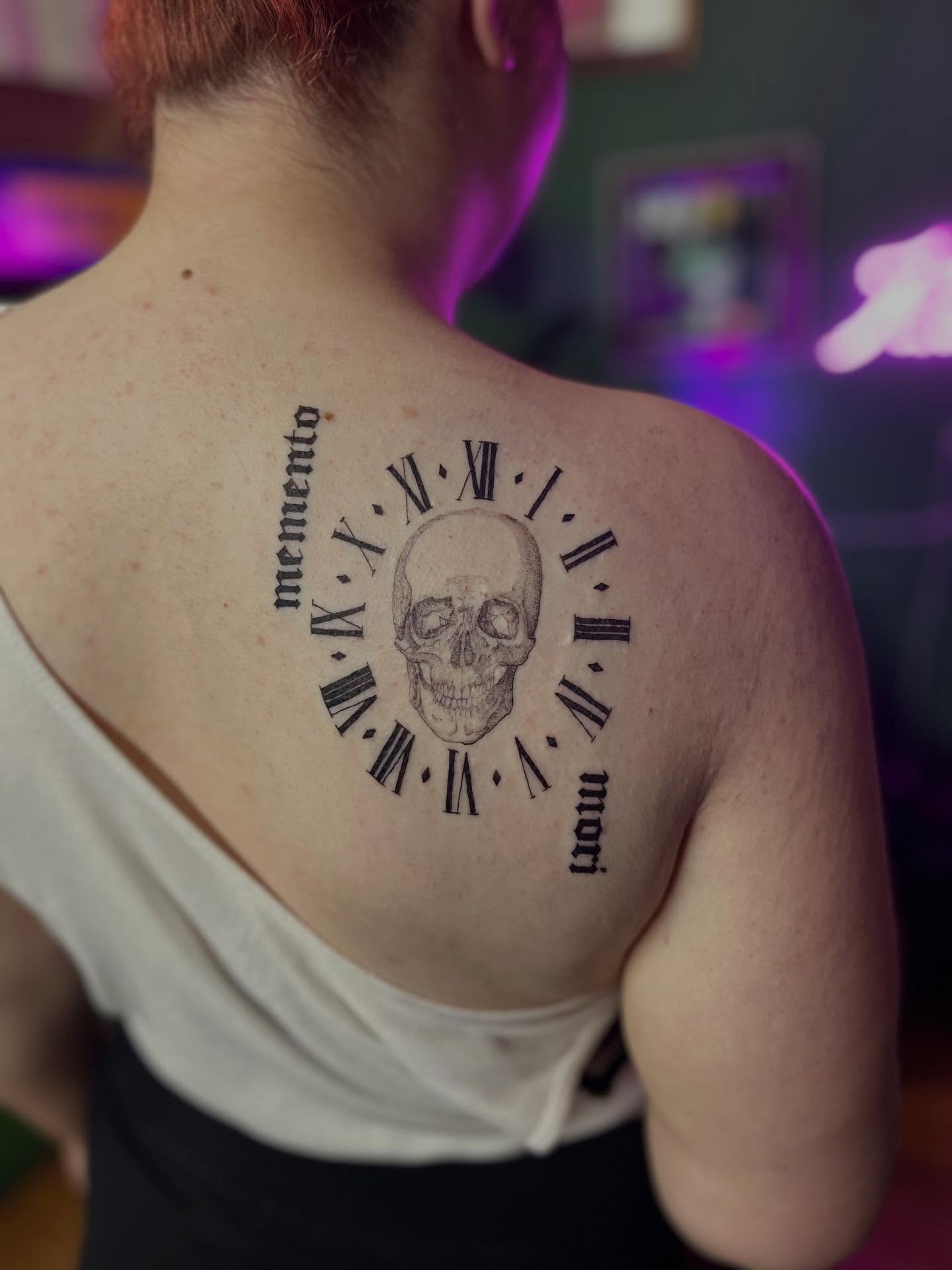 Tattoo by @bodyartbycakens — black_and_grey