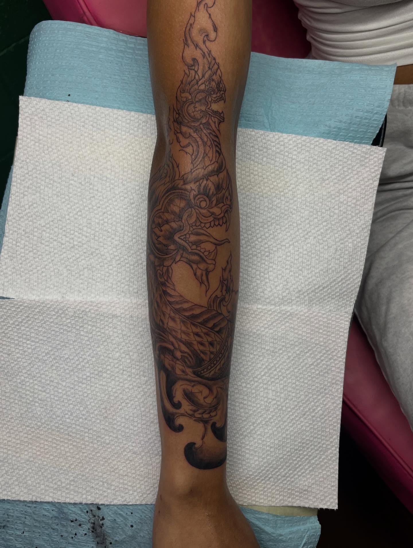 Tattoo by @bodyartbycakens — japanese_irezumi