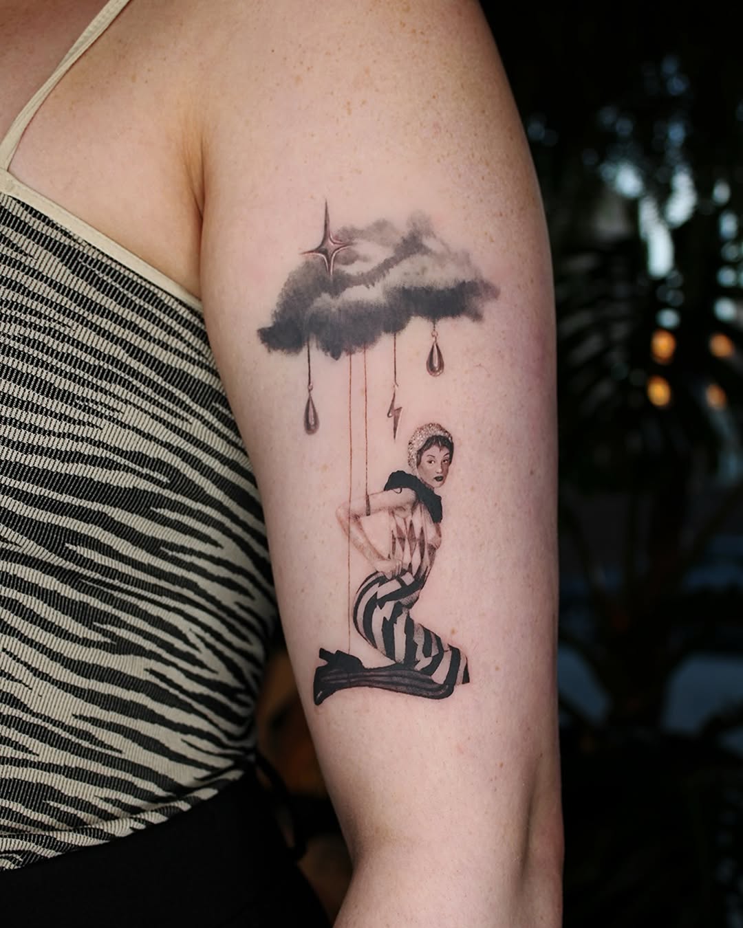 Tattoo by @cash_only_tattoos — realism, black_and_grey