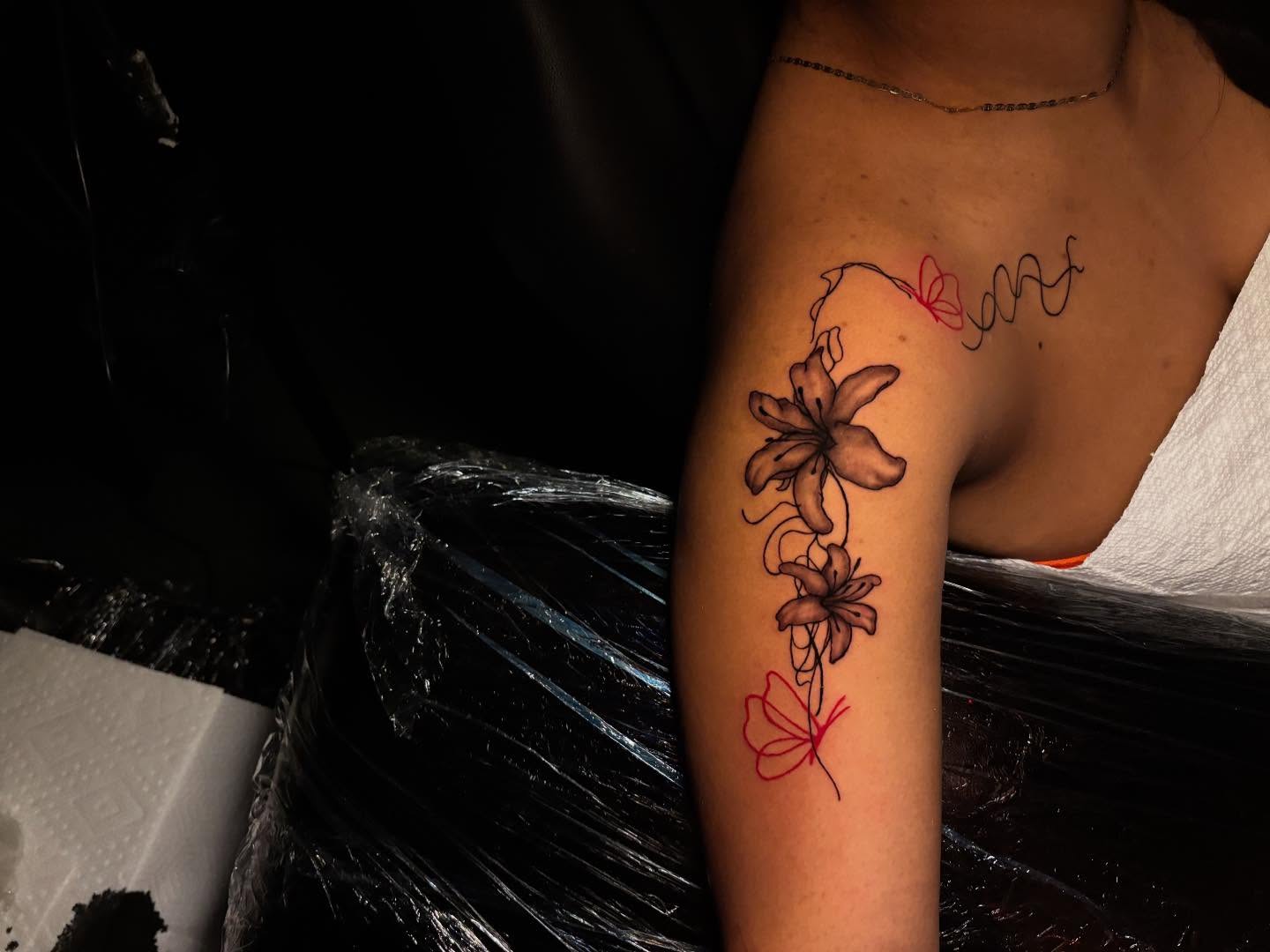 Tattoo by @inkys_ink — black_and_grey