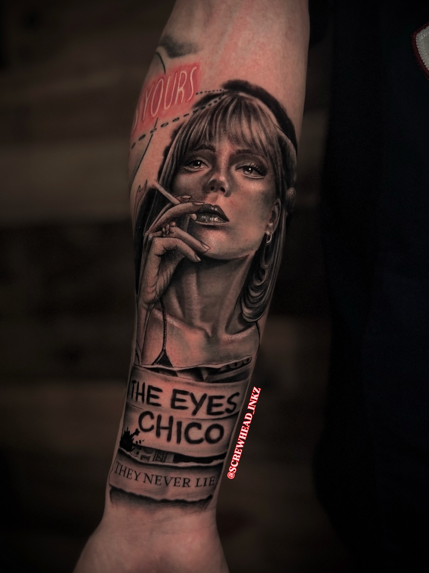 Tattoo by @screwhead_inkz — realism, black_and_grey