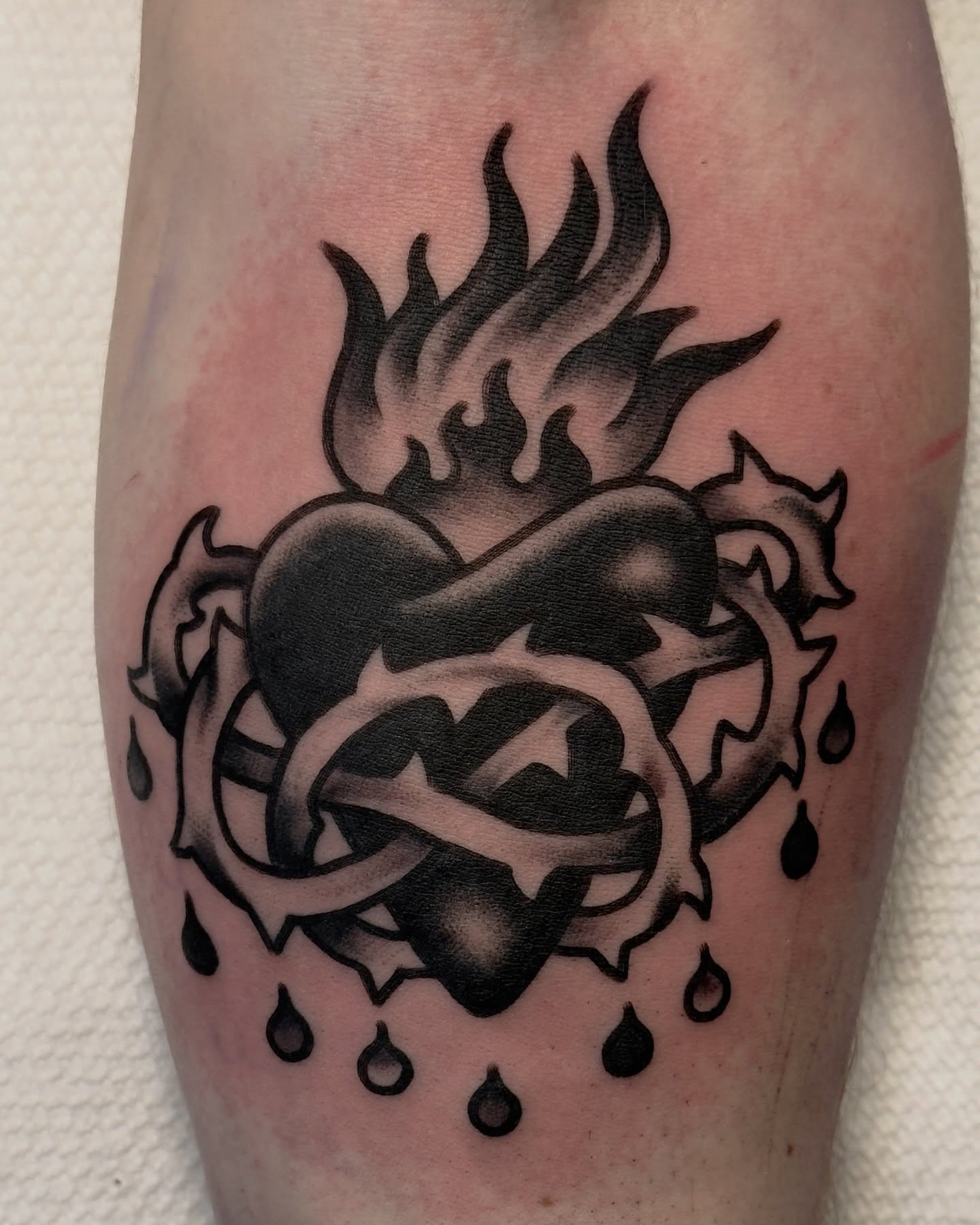 Tattoo by @stclairtattoo — black_and_grey