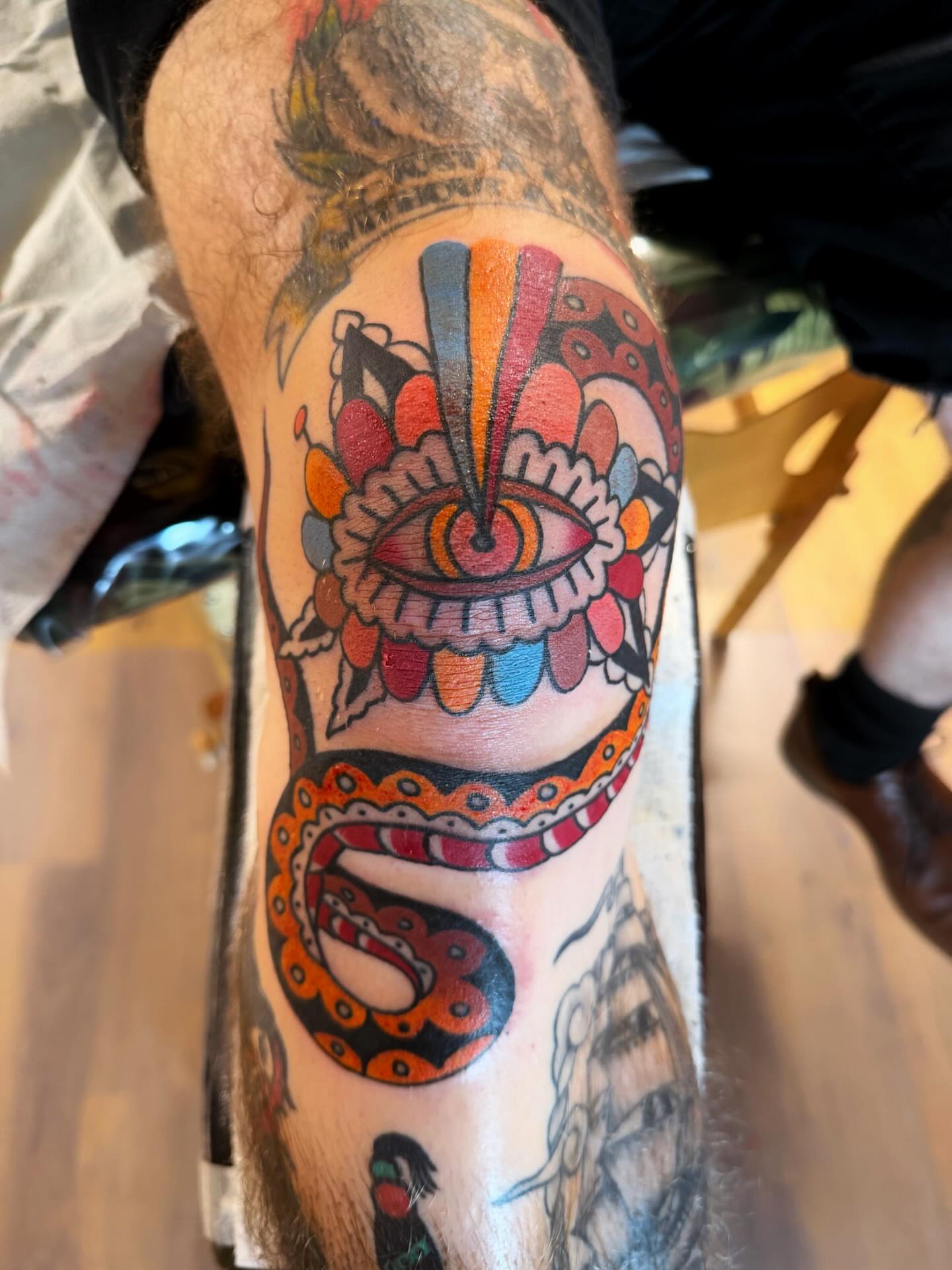 Tattoo by @maneefriday — american_traditional, ornamental